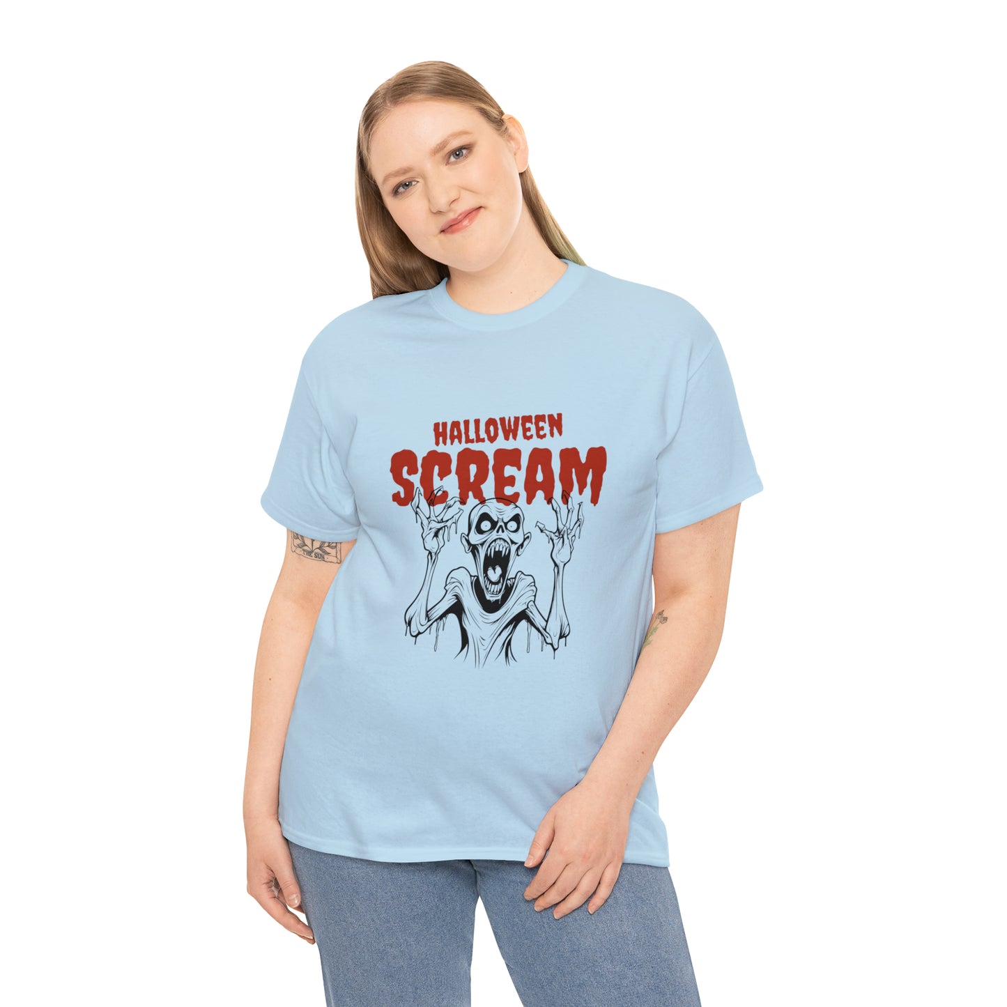 Halloween Scream Heavy Cotton Tee