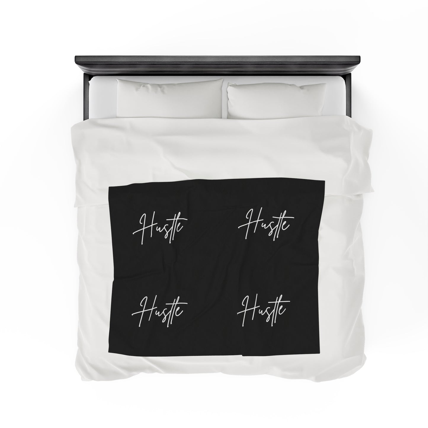 Hustle Velveteen Plush Blanket