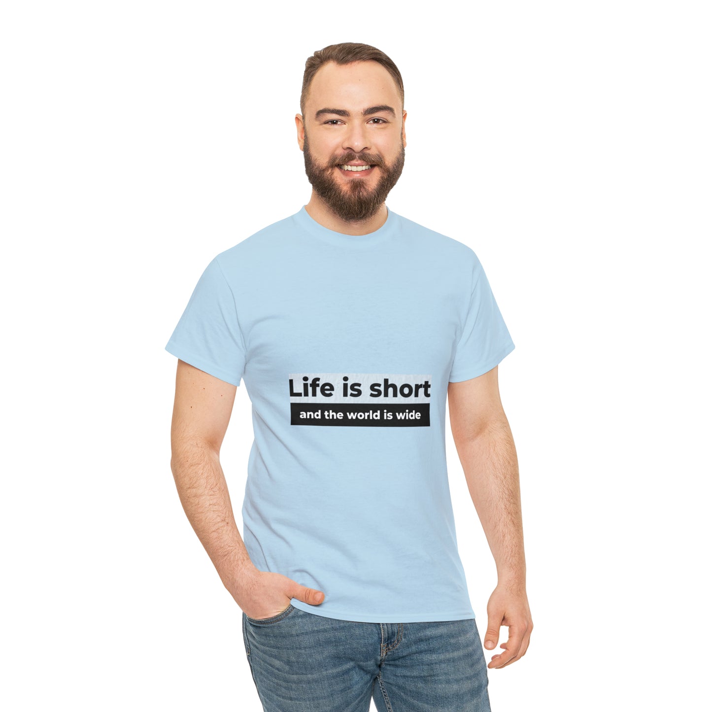 Life is Short Heavy Cotton Tee