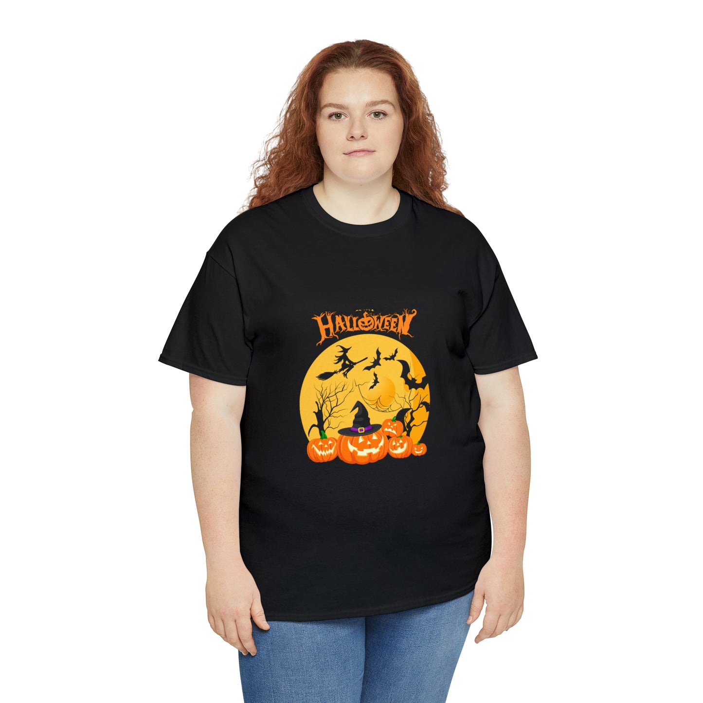 Halloween Pumpkin's Heavy Cotton Tee