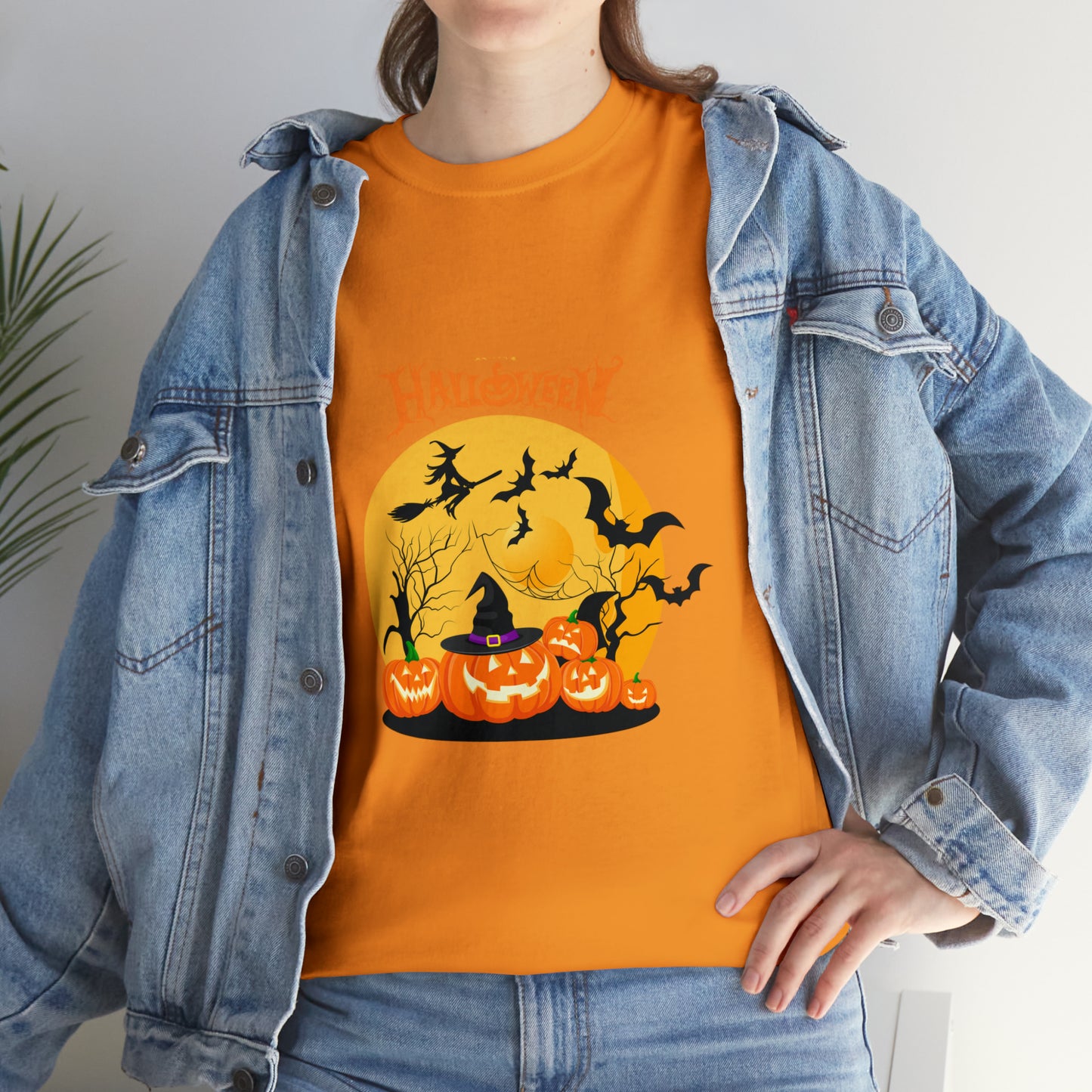 Halloween Pumpkin's Heavy Cotton Tee