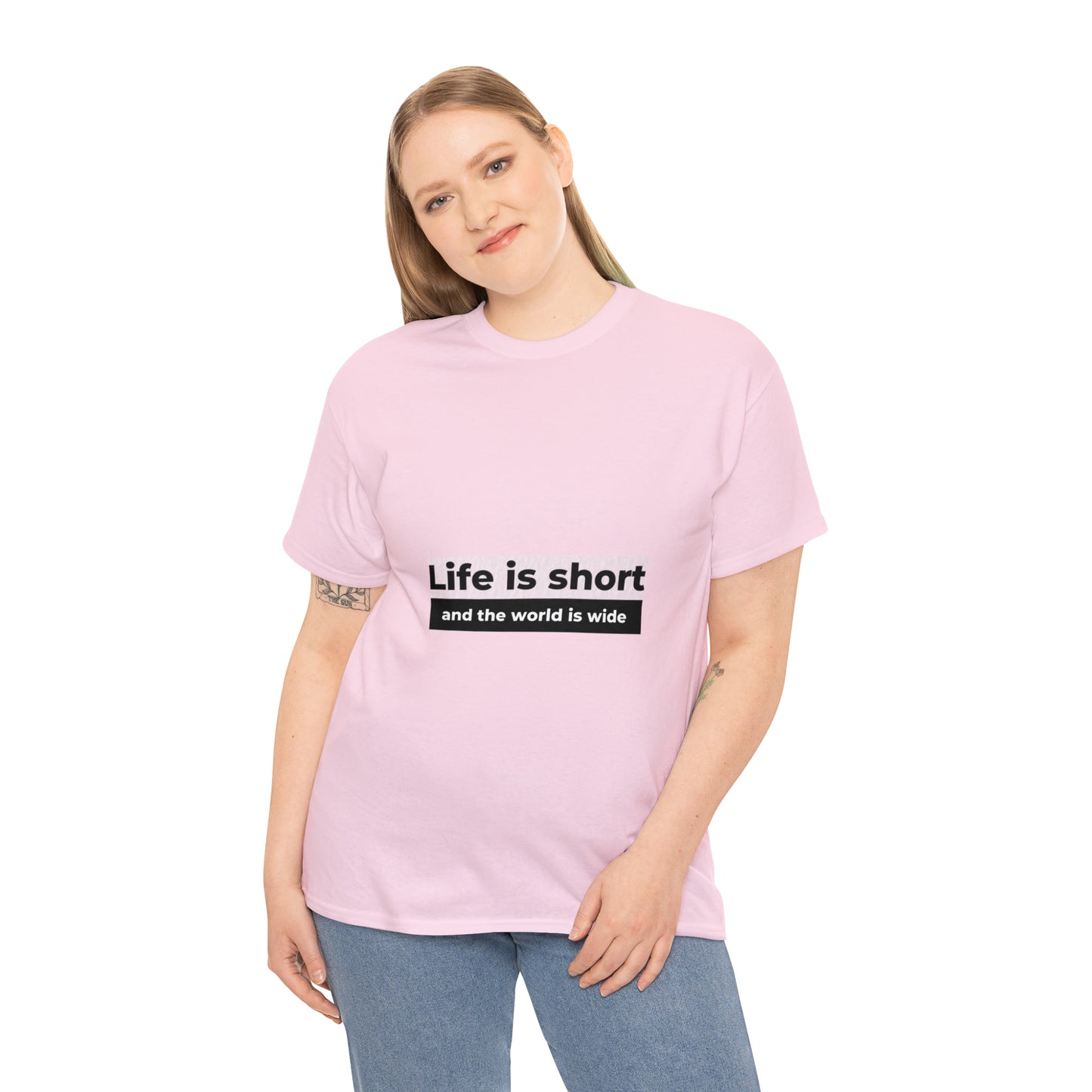 Life is Short Heavy Cotton Tee