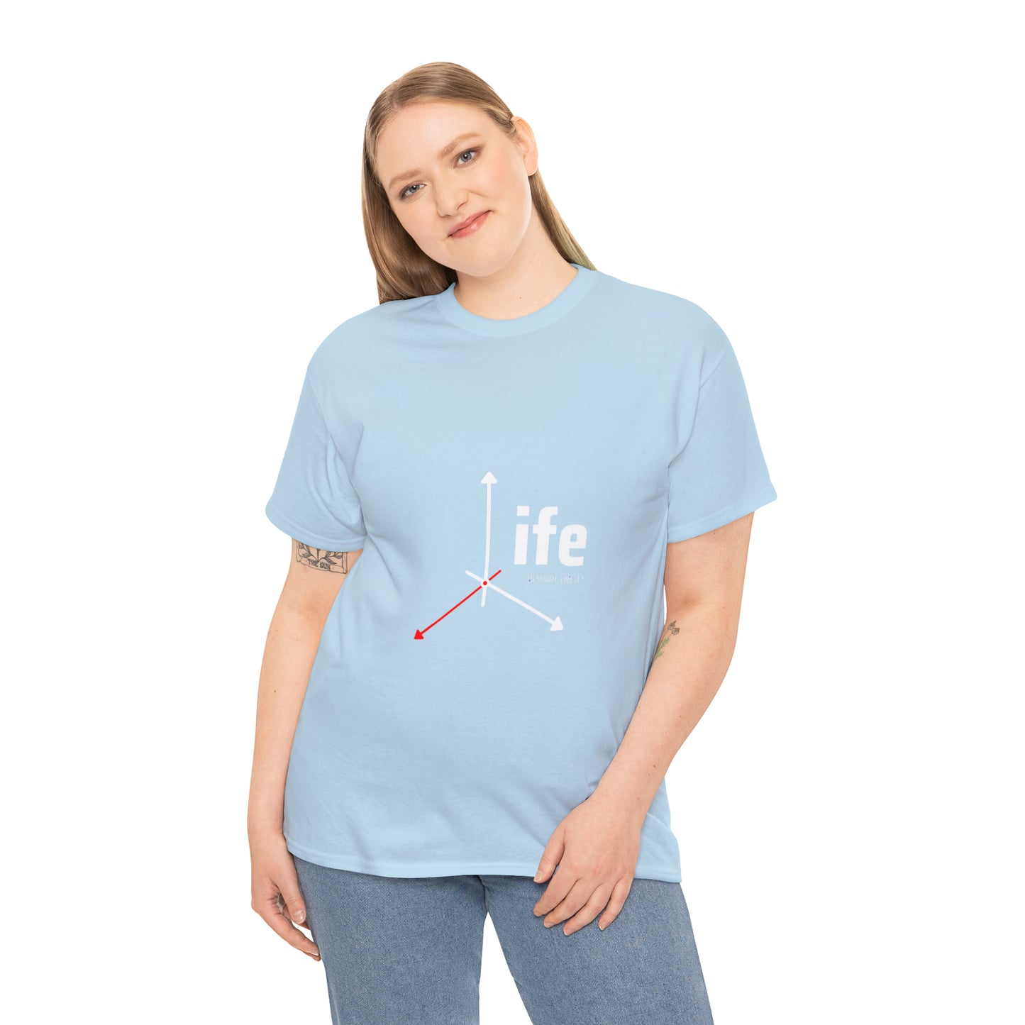 Life is Short Heavy Cotton Tee