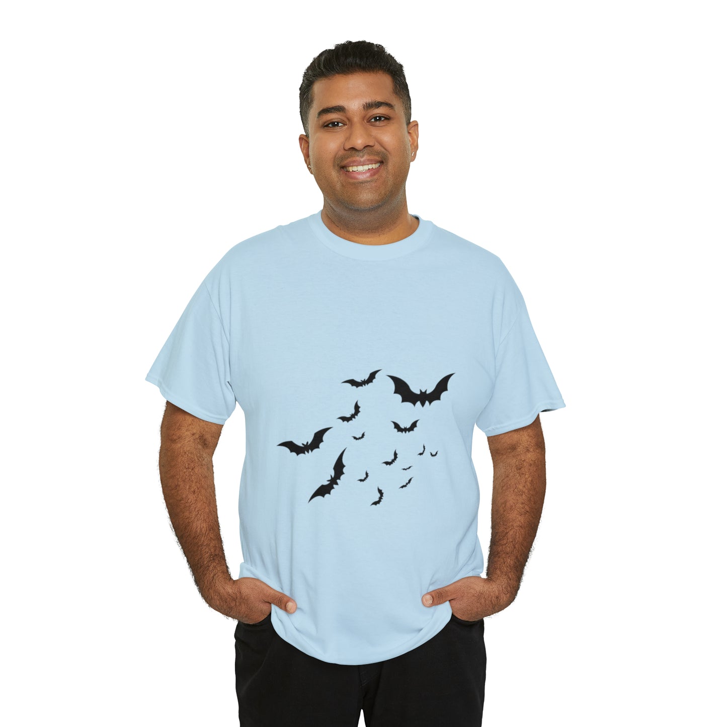 Halloween Bats Heavy Cotton Tee