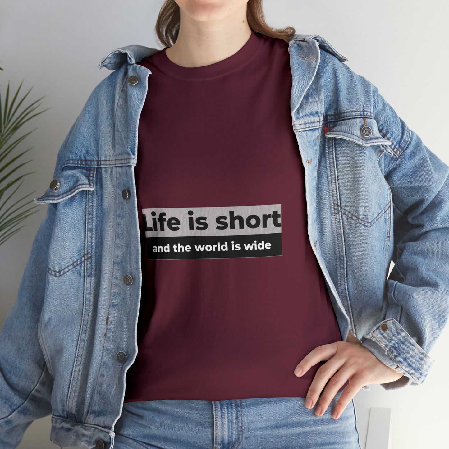 Life is Short Heavy Cotton Tee