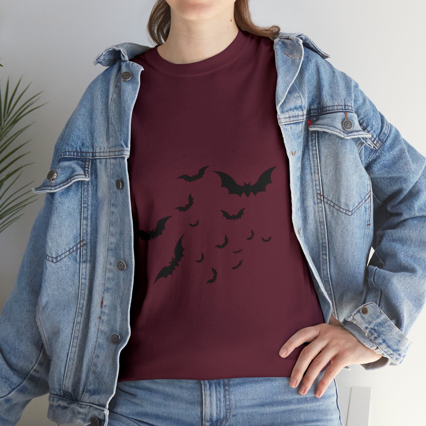 Halloween Bats Heavy Cotton Tee