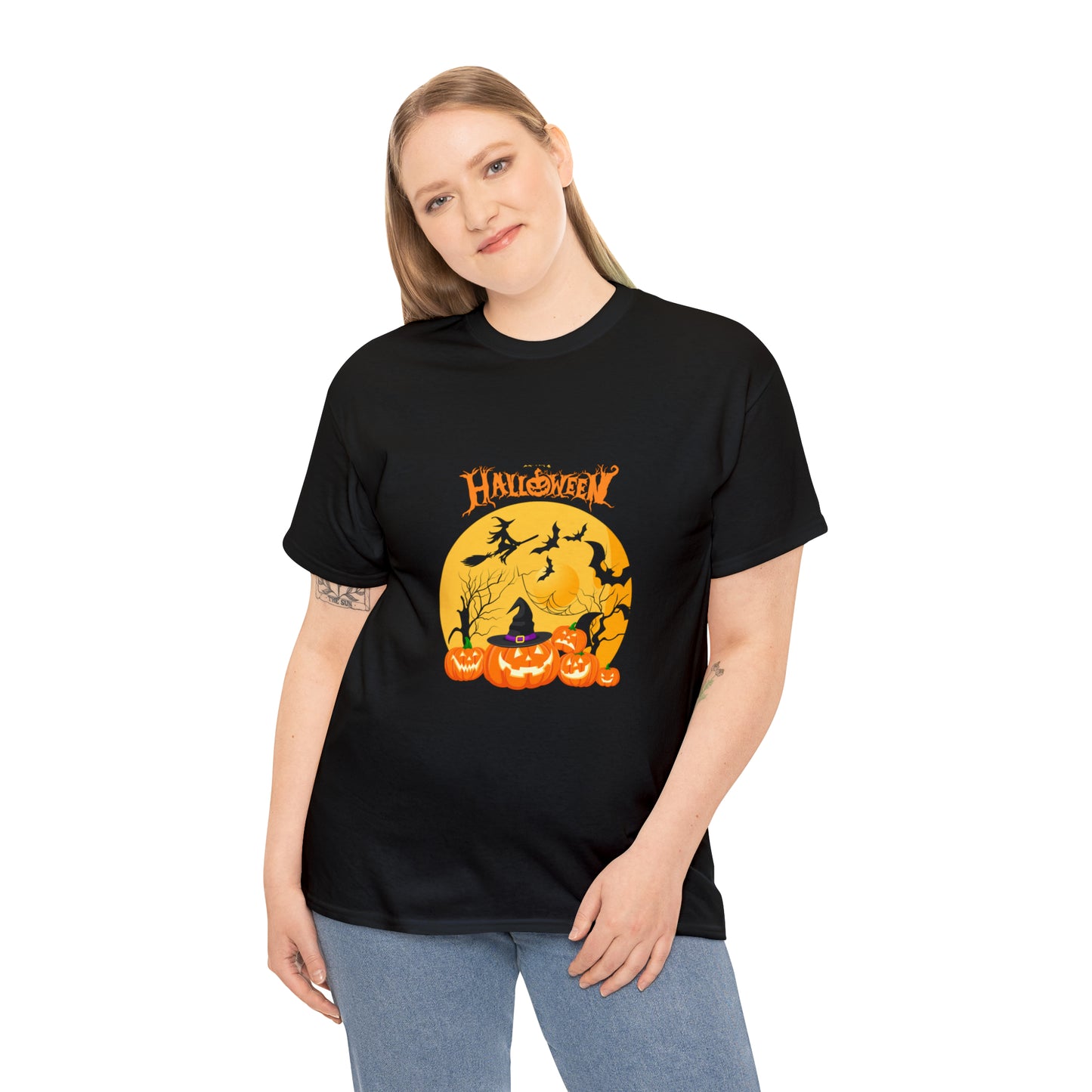 Halloween Pumpkin's Heavy Cotton Tee