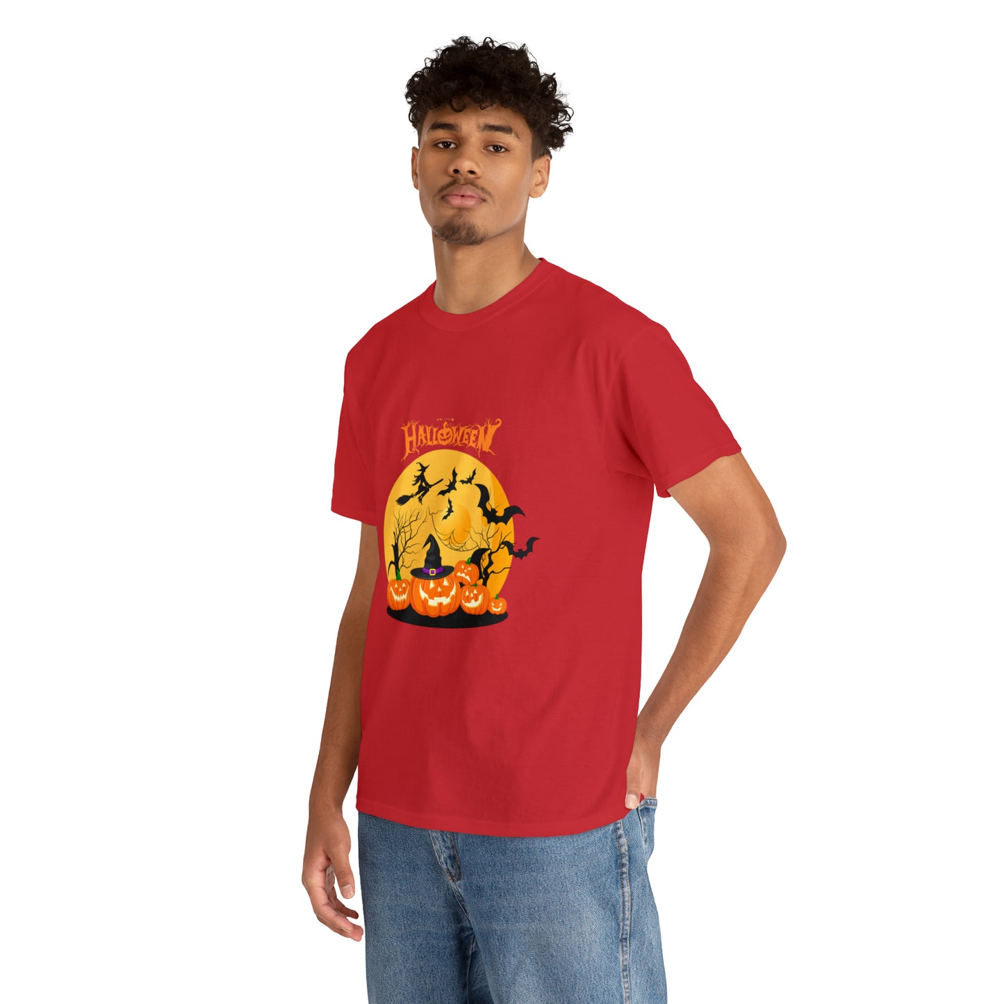 Halloween Pumpkin's Heavy Cotton Tee