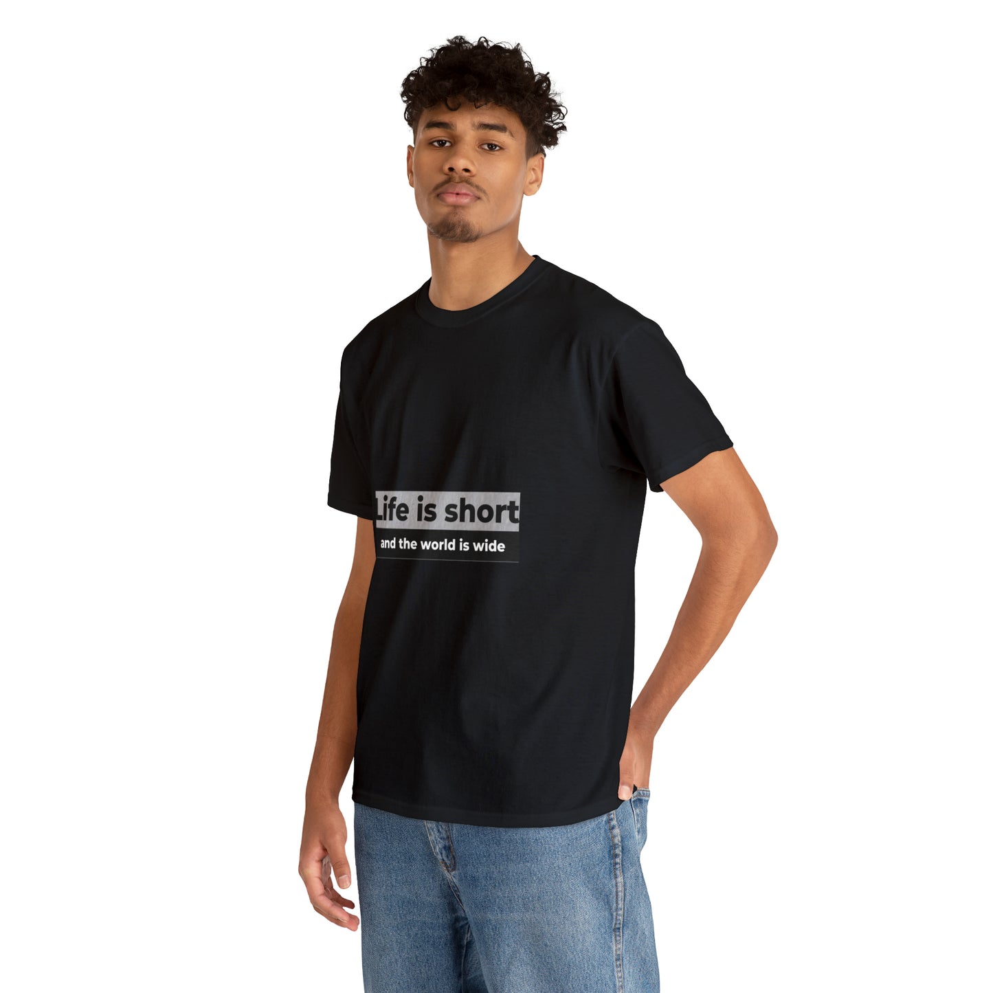 Life is Short Heavy Cotton Tee