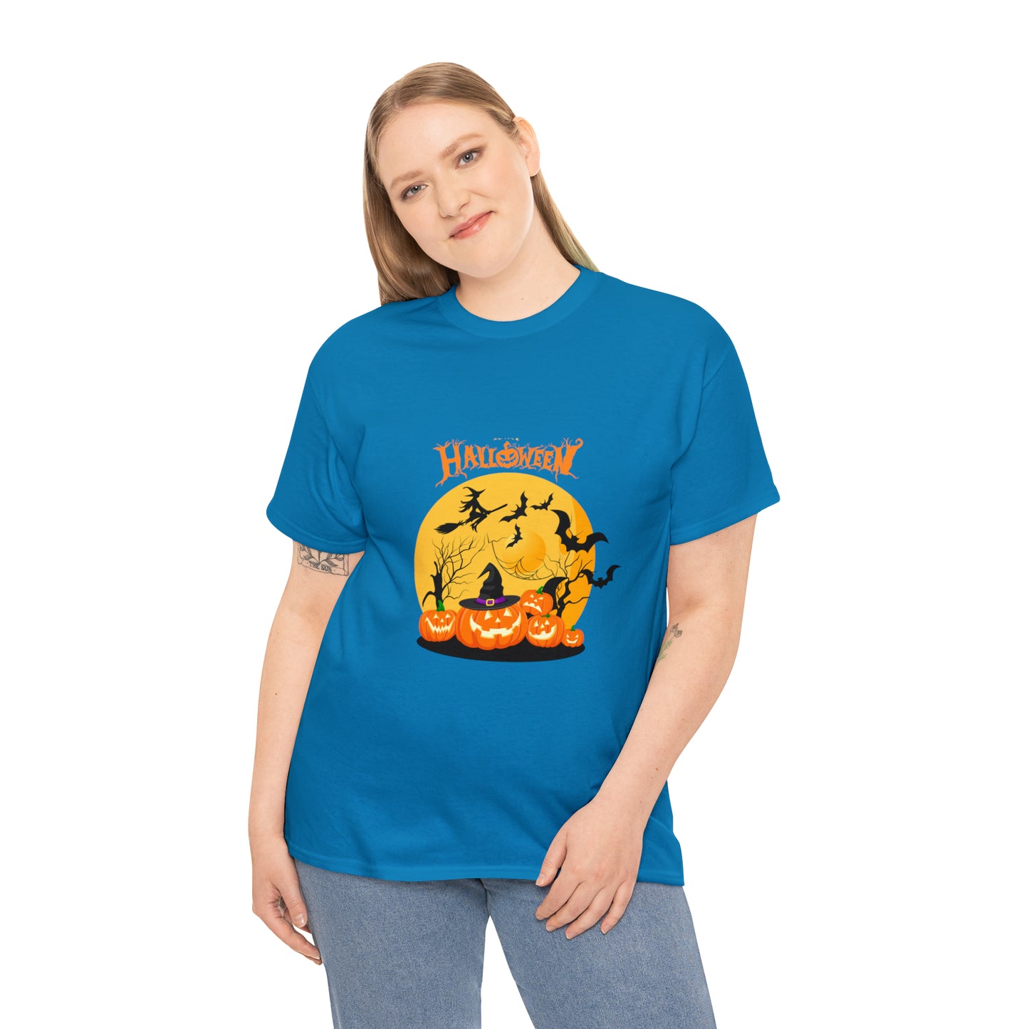 Halloween Pumpkin's Heavy Cotton Tee