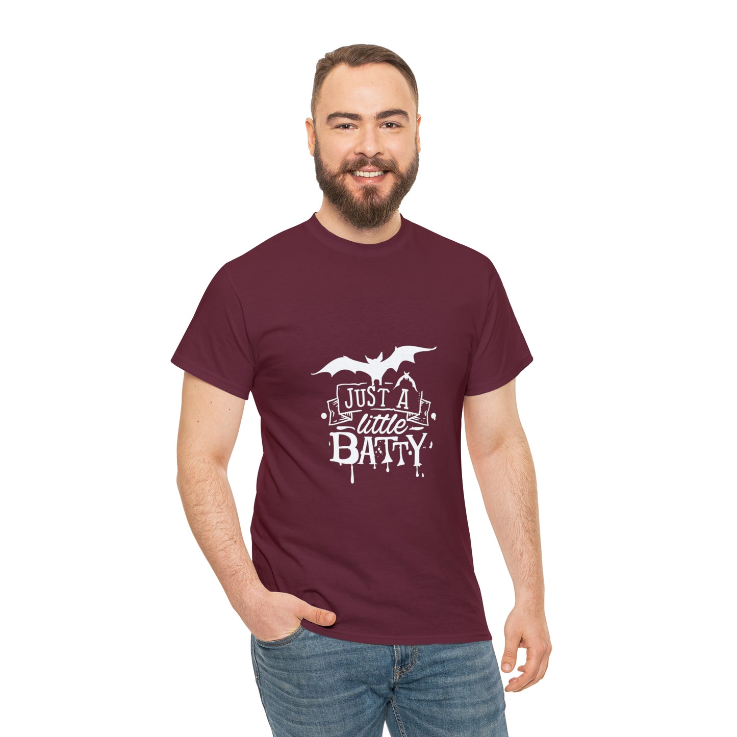 Just a Little Batty Heavy Cotton Tee