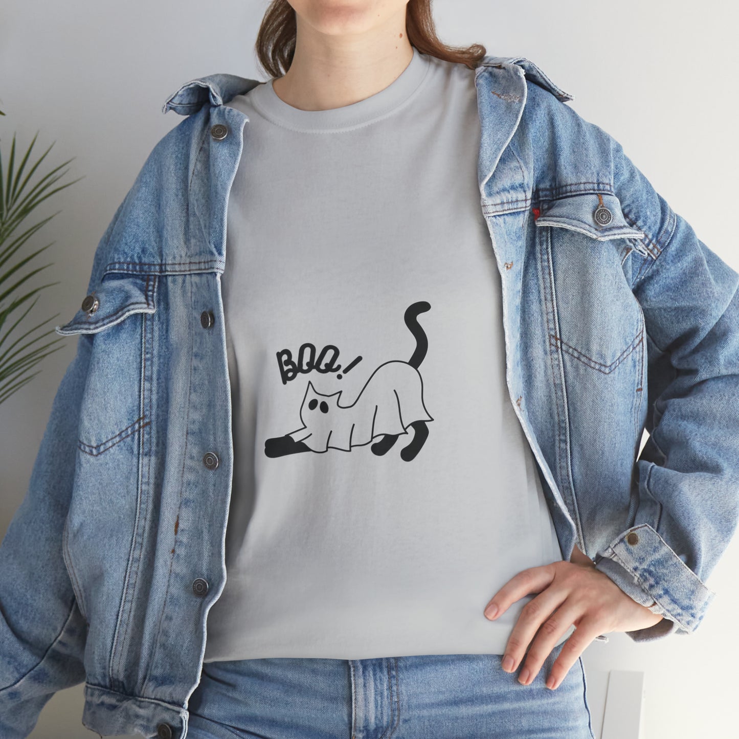 Boo Kitty Heavy Cotton Tee