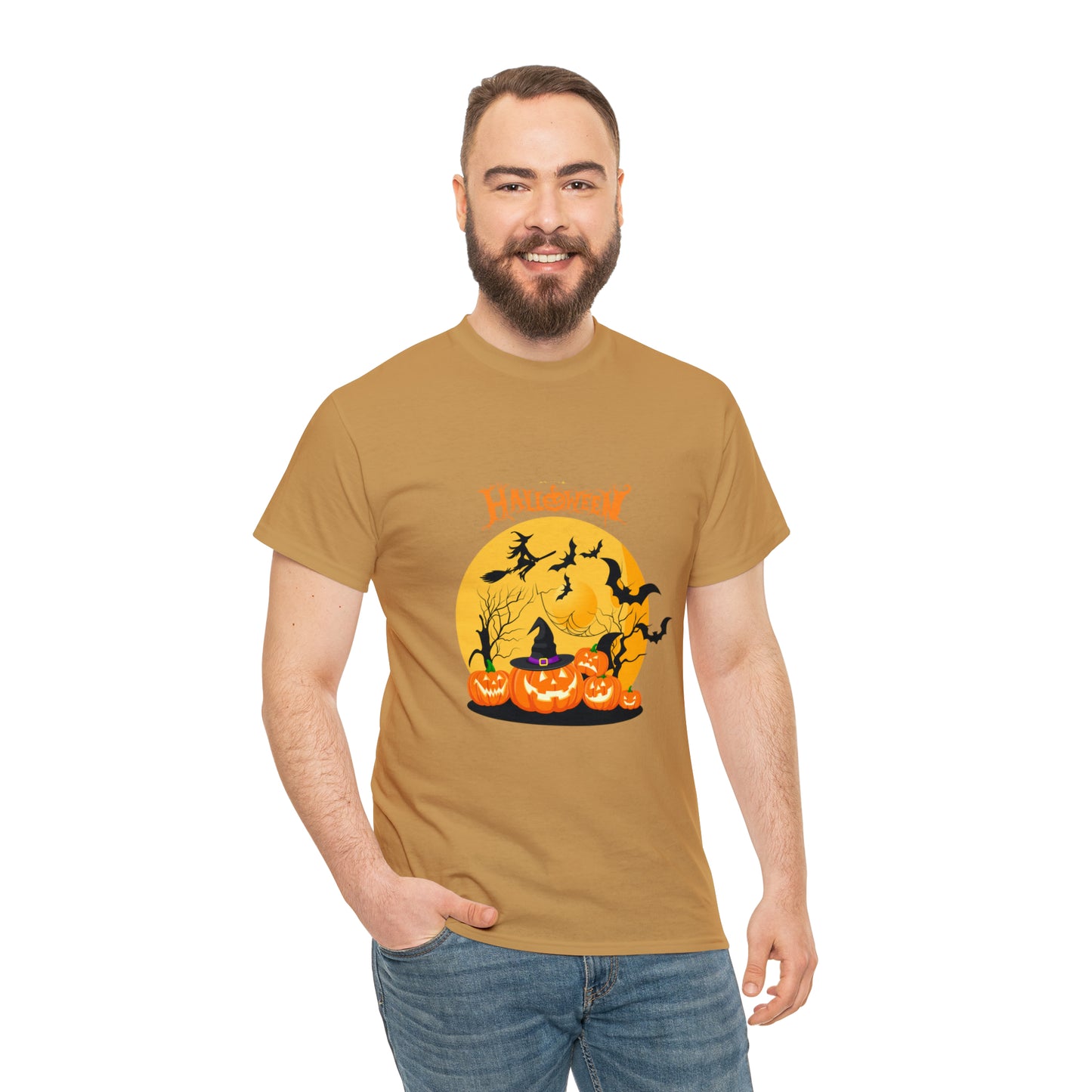 Halloween Pumpkin's Heavy Cotton Tee