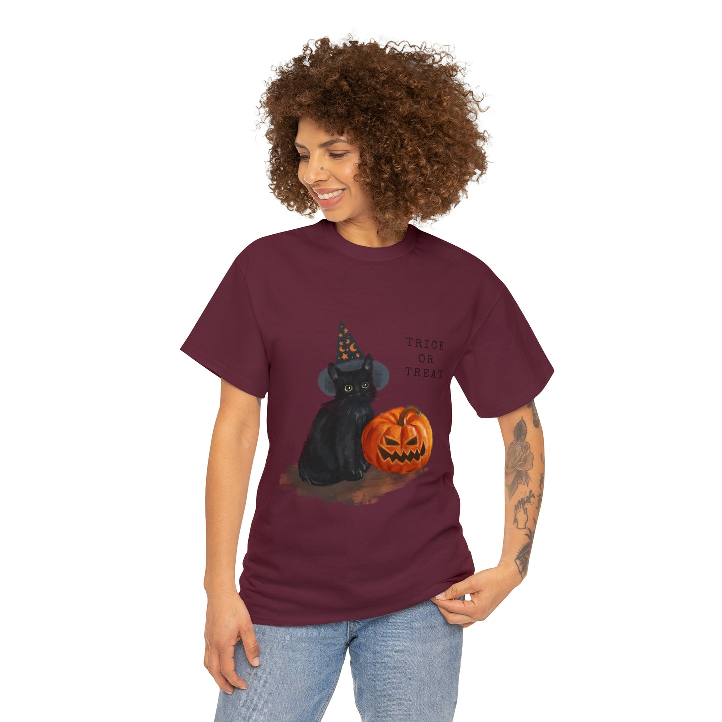 Boo Kitty Heavy Cotton Tee