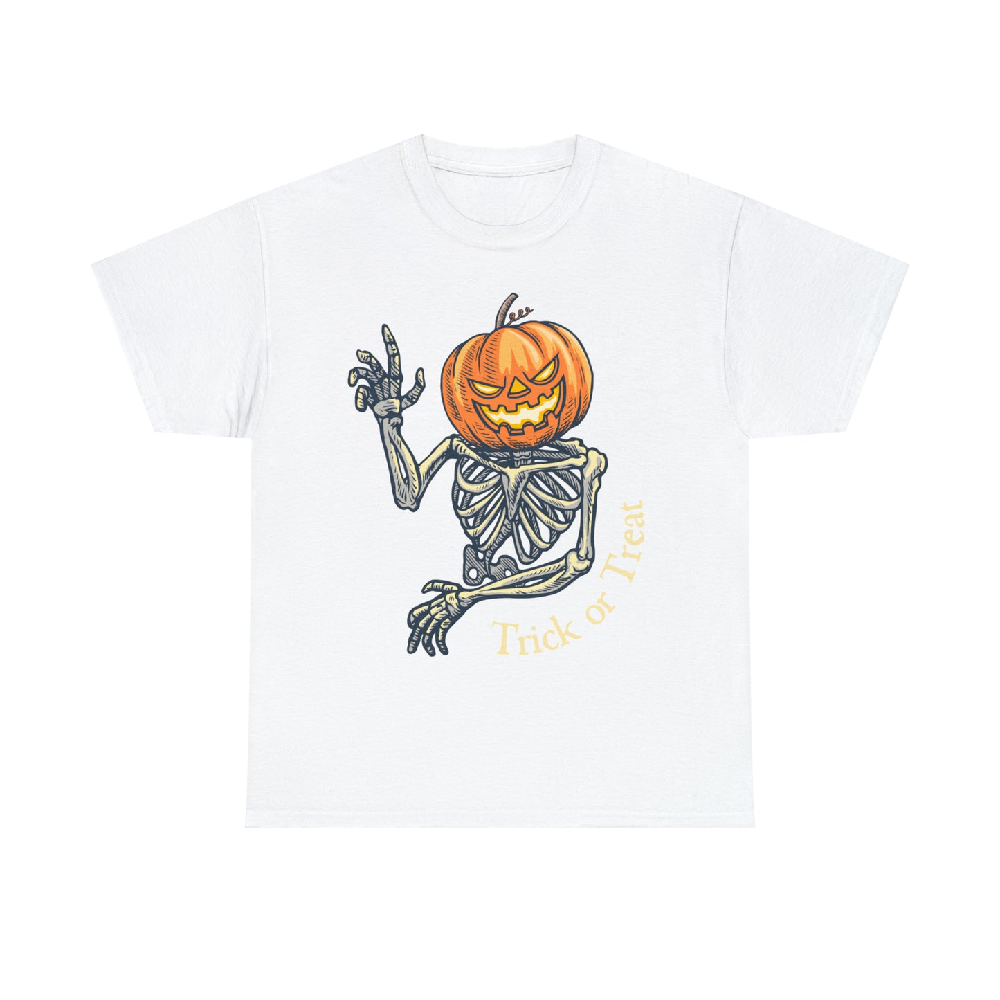 Trick or Treat Skeleton Heavy Cotton Tee