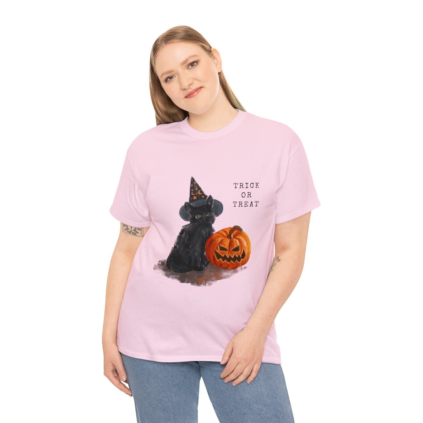 Boo Kitty Heavy Cotton Tee