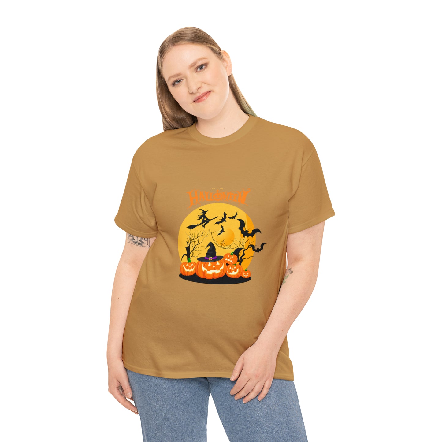 Halloween Pumpkin's Heavy Cotton Tee