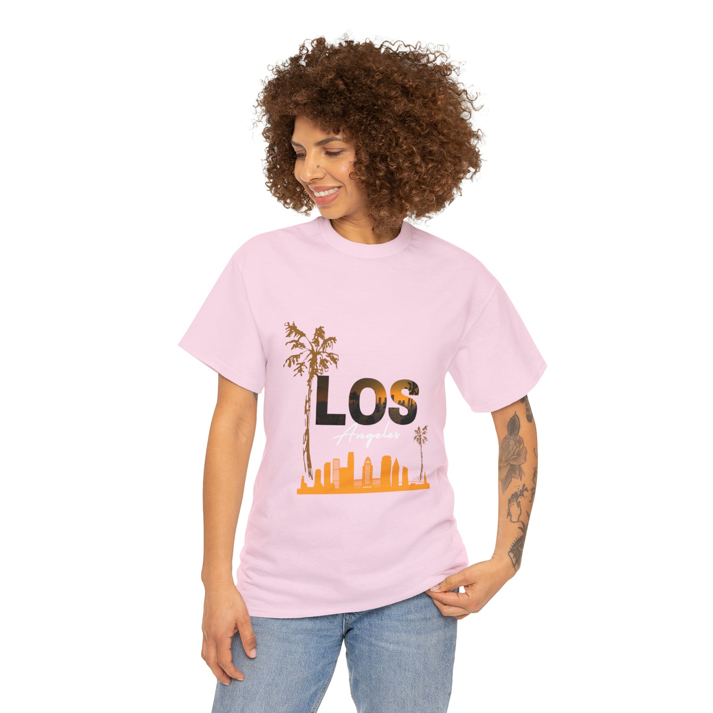 Los Angeles City Heavy Cotton Tee