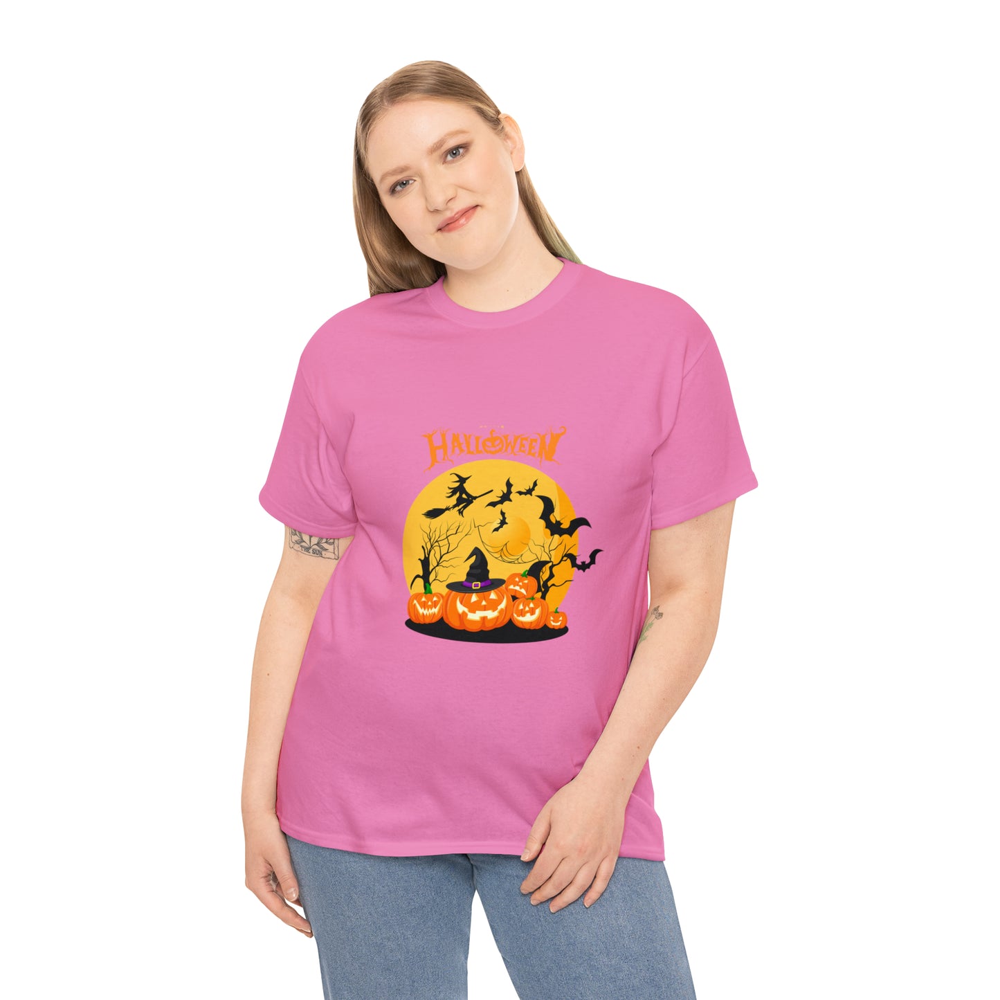 Halloween Pumpkin's Heavy Cotton Tee