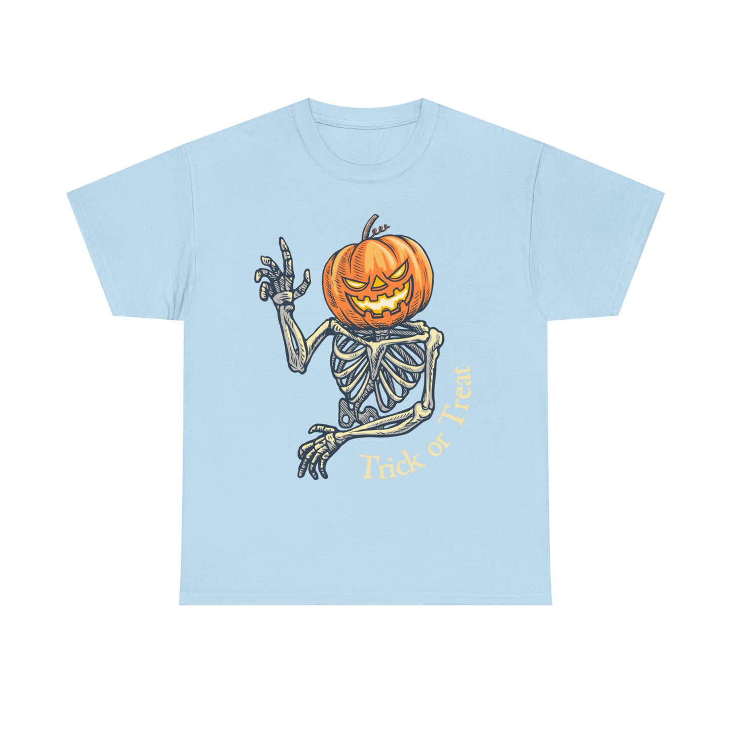 Trick or Treat Skeleton Heavy Cotton Tee