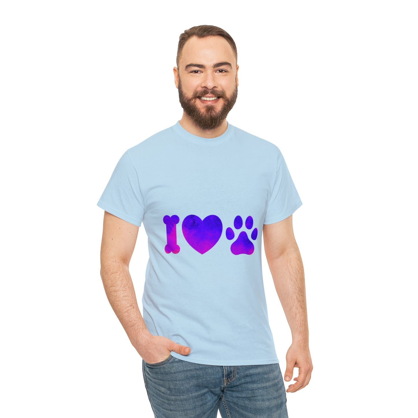 I Love Animals Heavy Cotton Tee