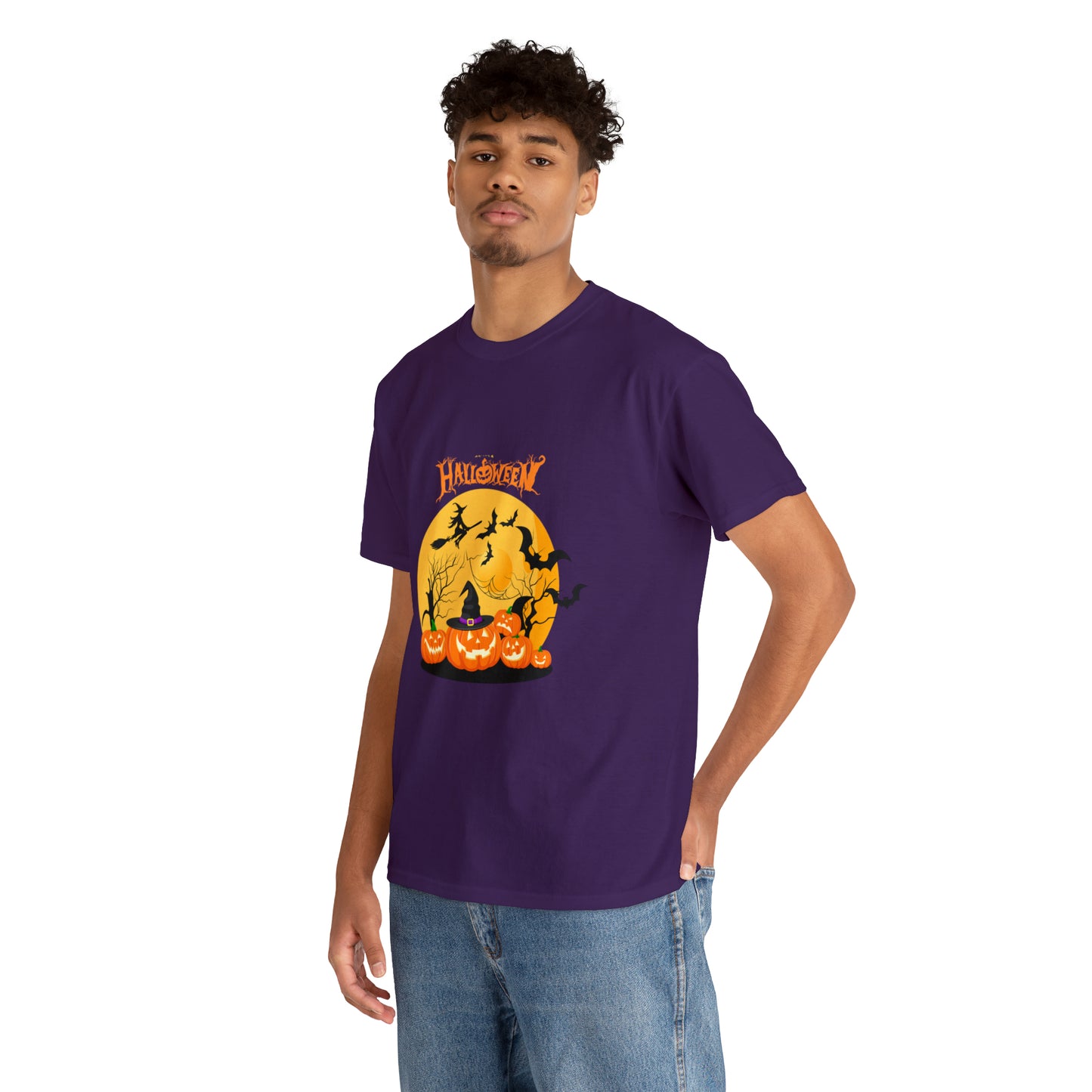 Halloween Pumpkin's Heavy Cotton Tee