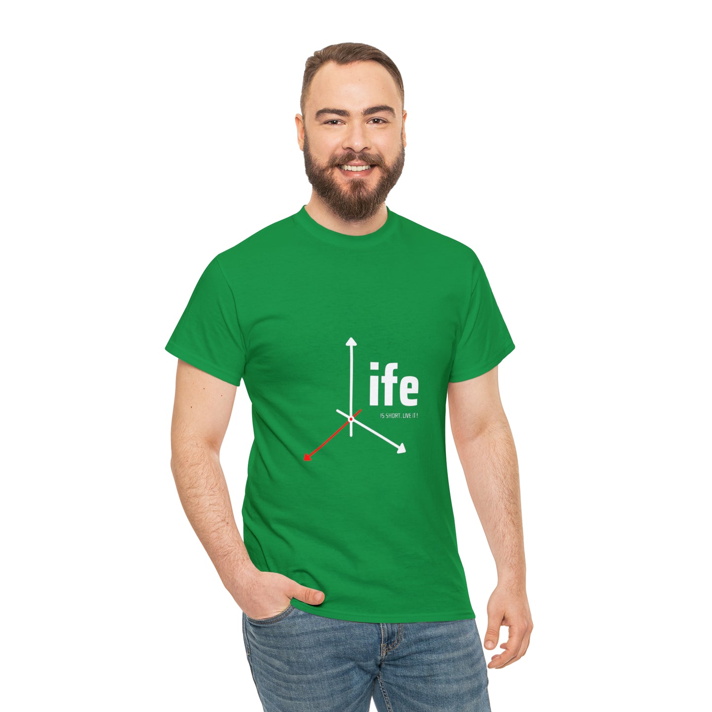 Life is Short Heavy Cotton Tee