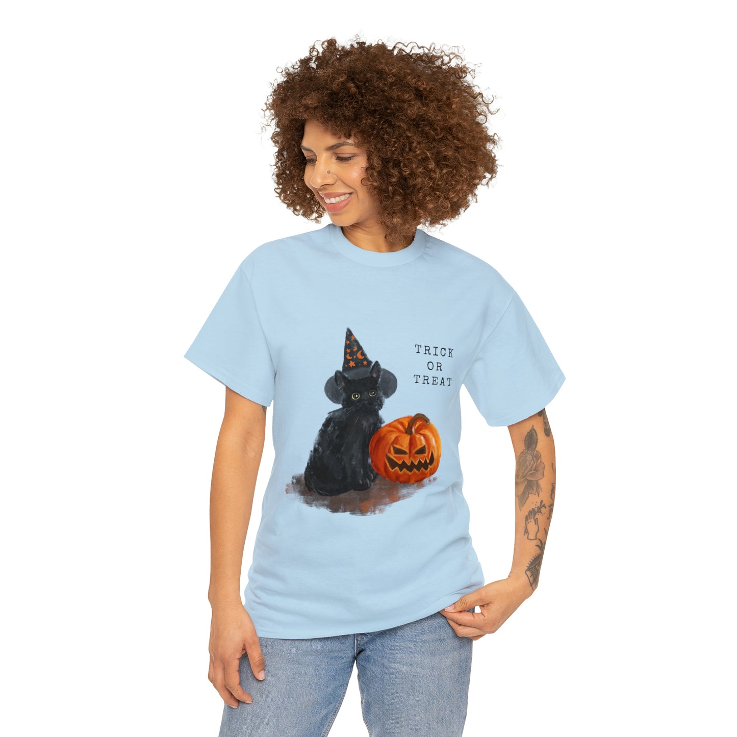 Boo Kitty Heavy Cotton Tee