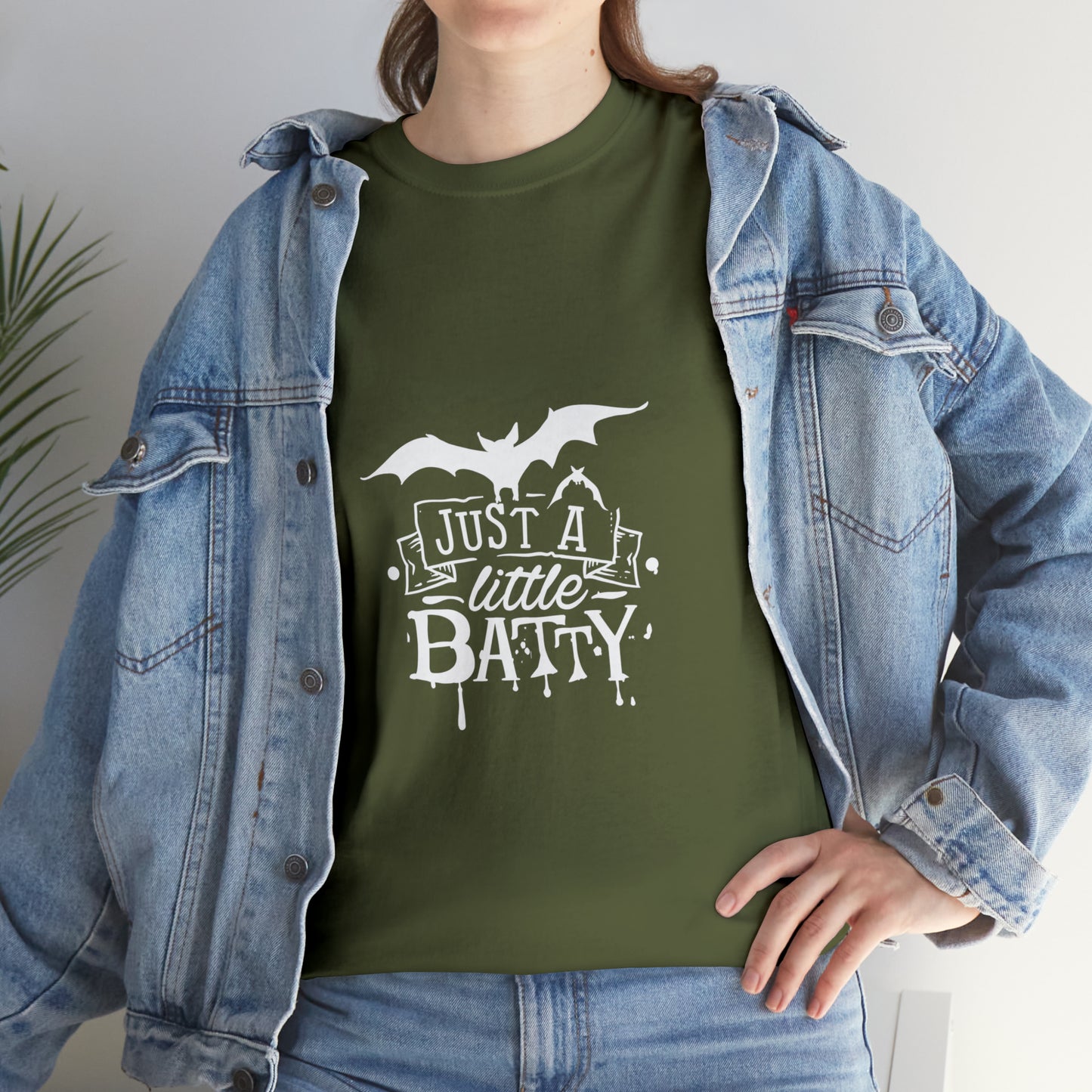 Just a Little Batty Heavy Cotton Tee