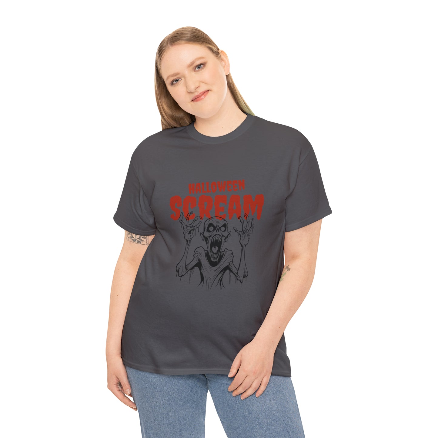 Halloween Scream Heavy Cotton Tee