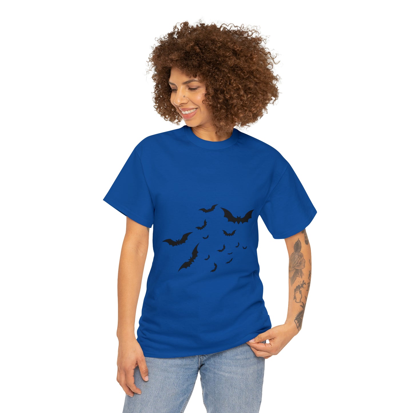 Halloween Bats Heavy Cotton Tee