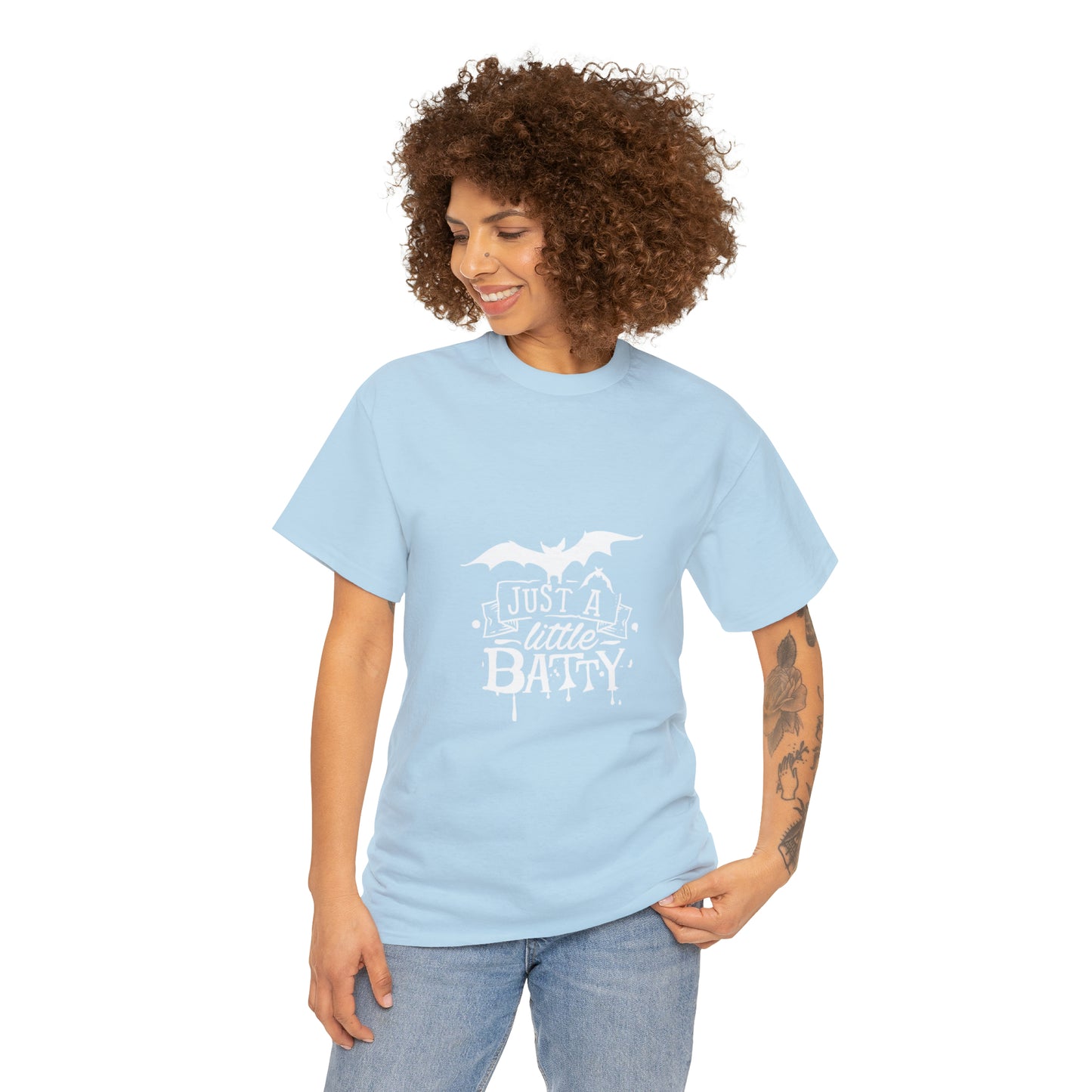 Just a Little Batty Heavy Cotton Tee