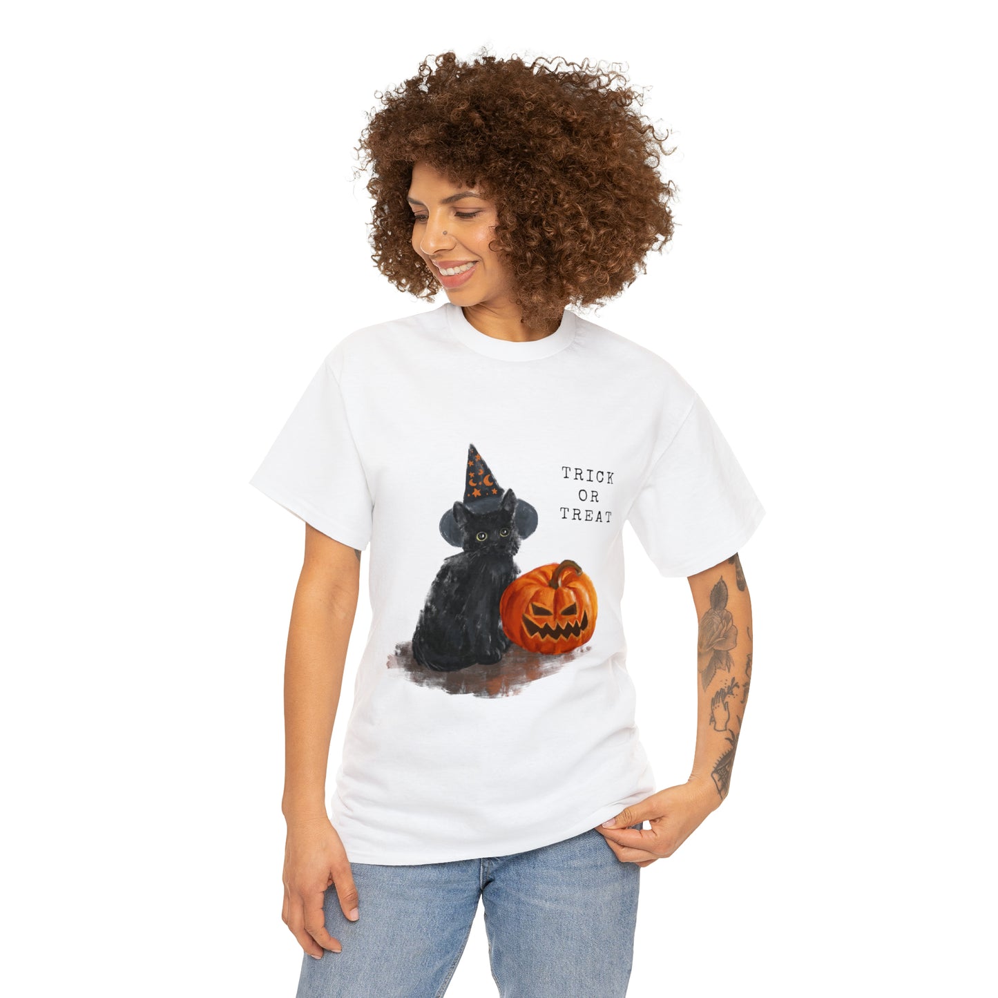 Boo Kitty Heavy Cotton Tee