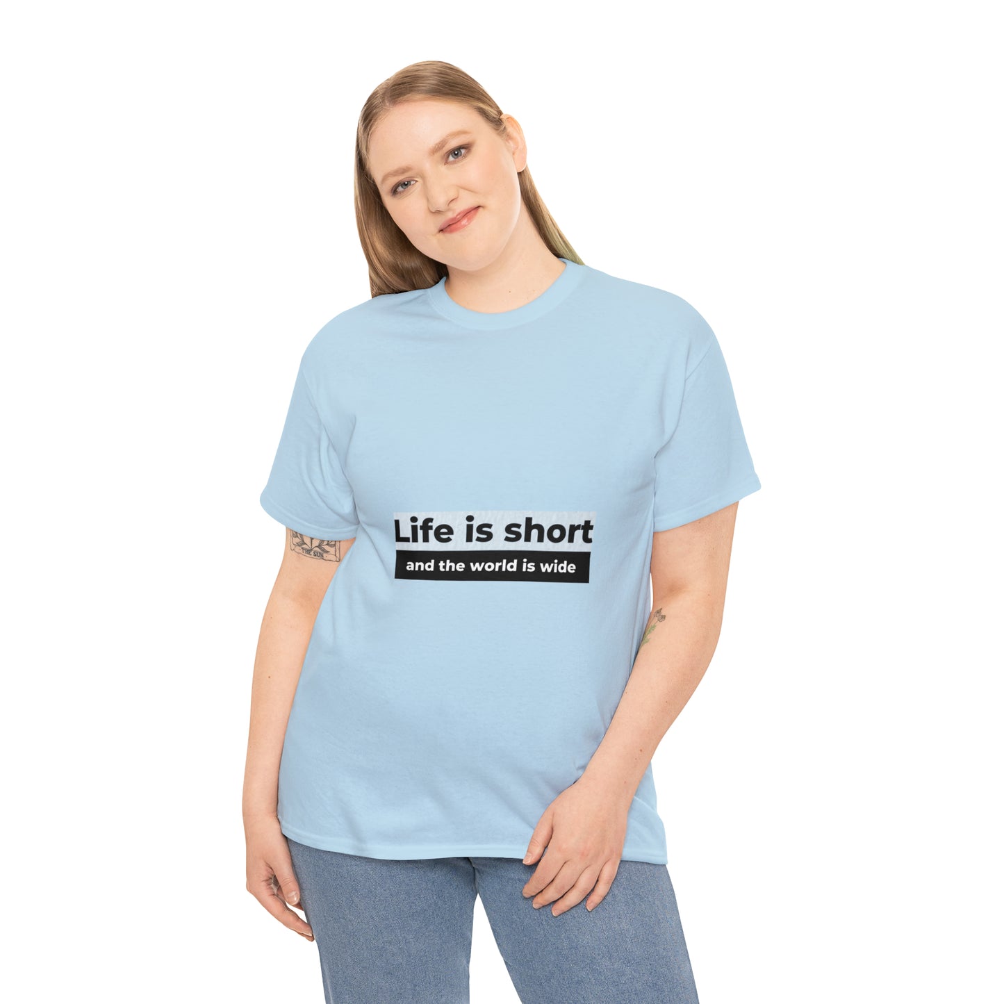 Life is Short Heavy Cotton Tee