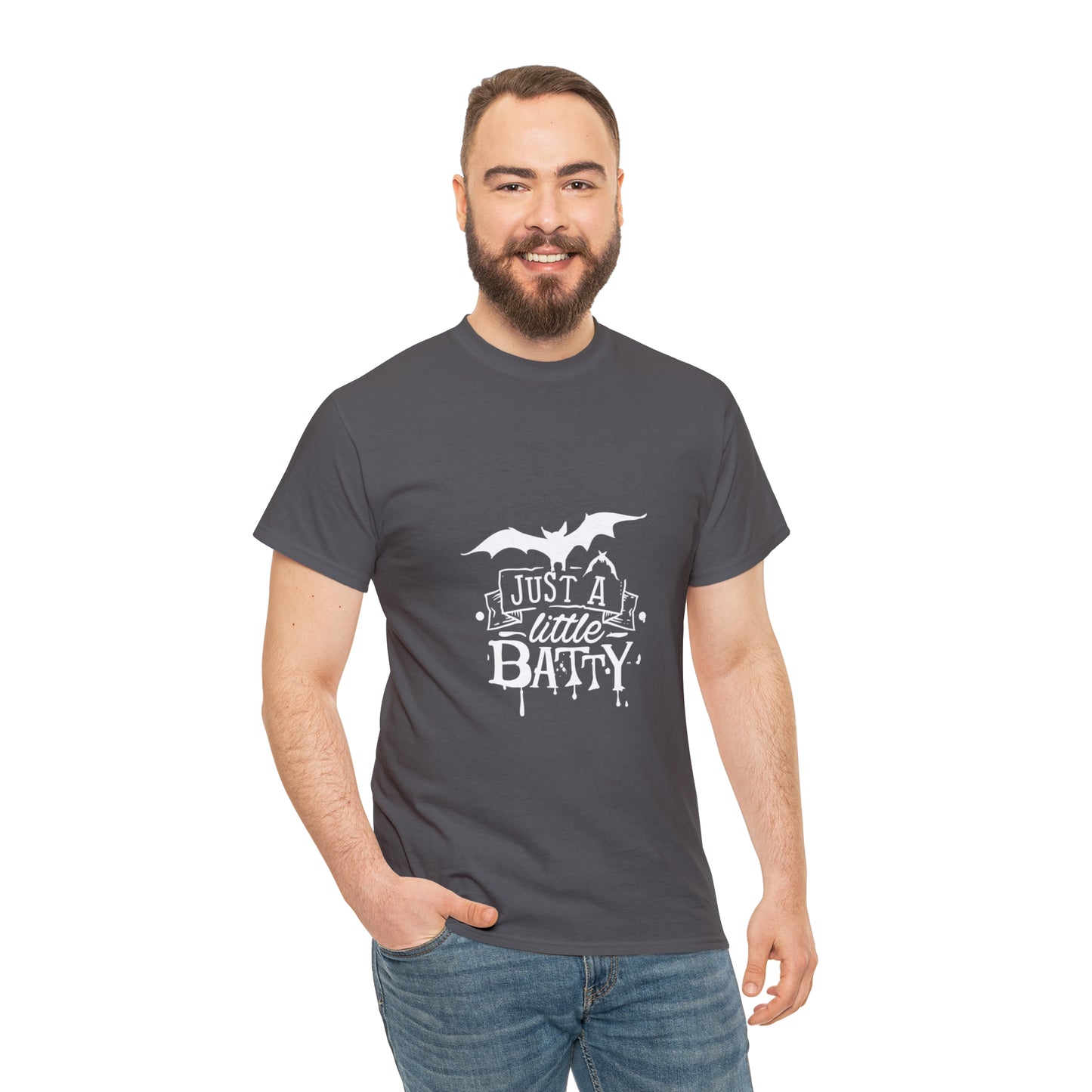 Just a Little Batty Heavy Cotton Tee