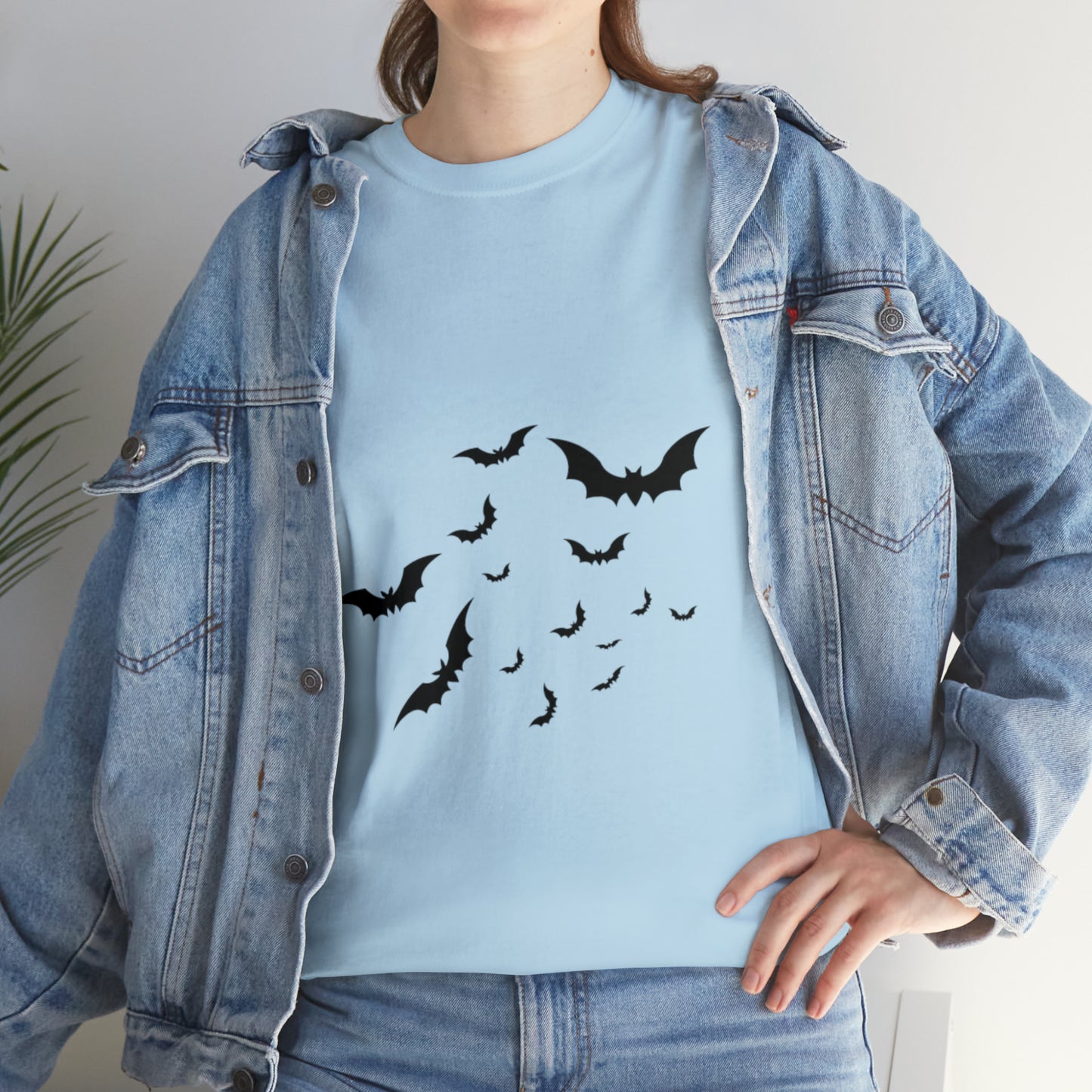 Halloween Bats Heavy Cotton Tee