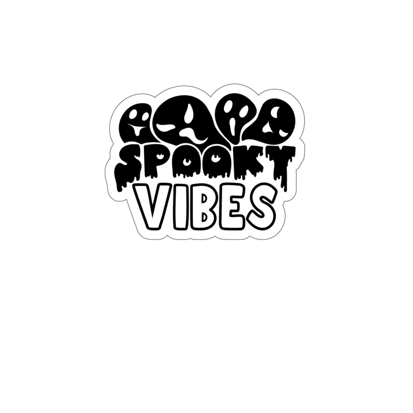 Spooky Vibes Kiss-Cut Stickers