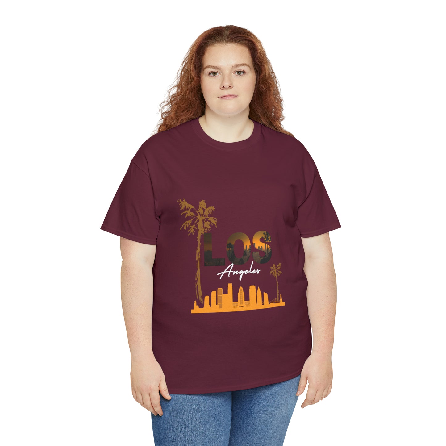 Los Angeles City Heavy Cotton Tee