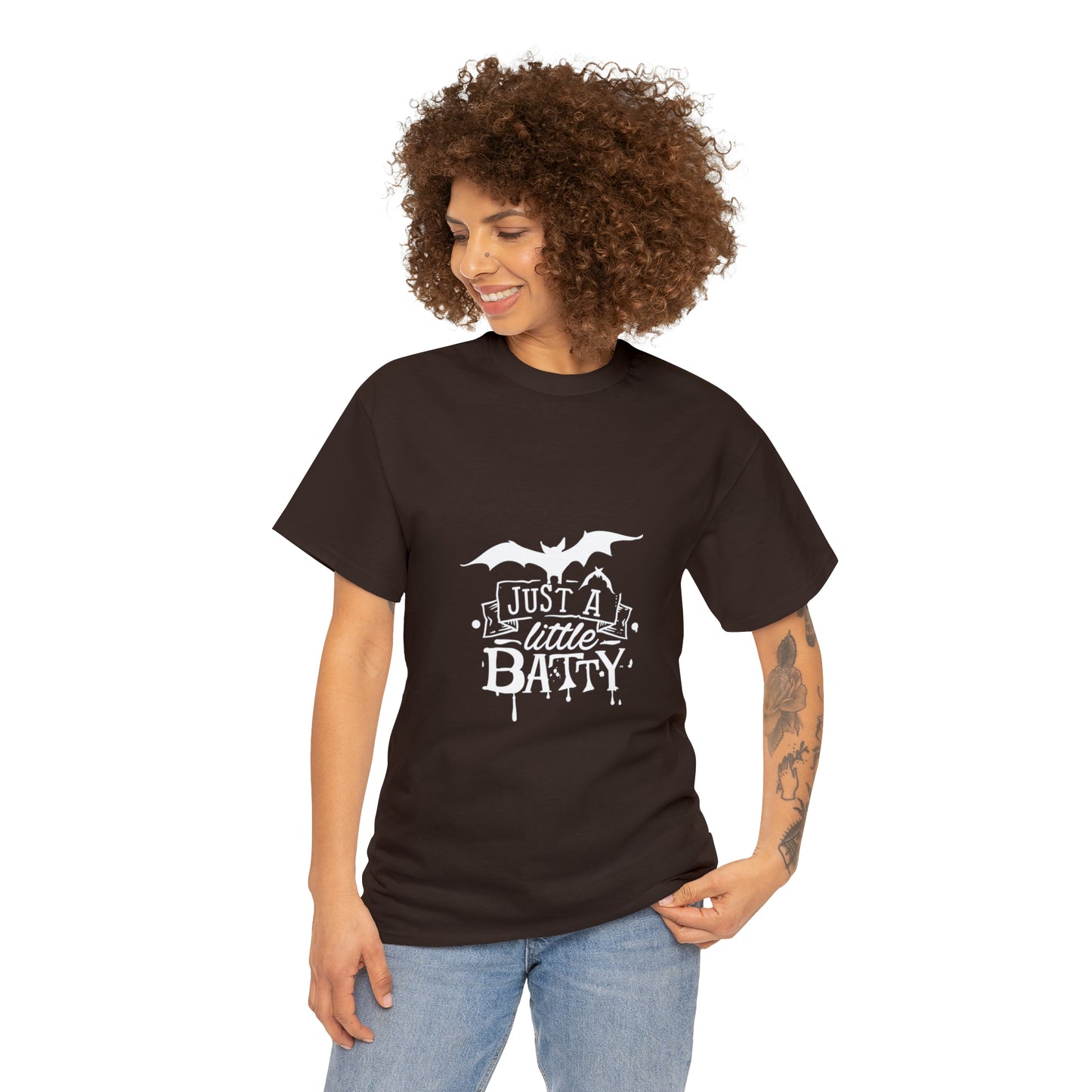 Just a Little Batty Heavy Cotton Tee