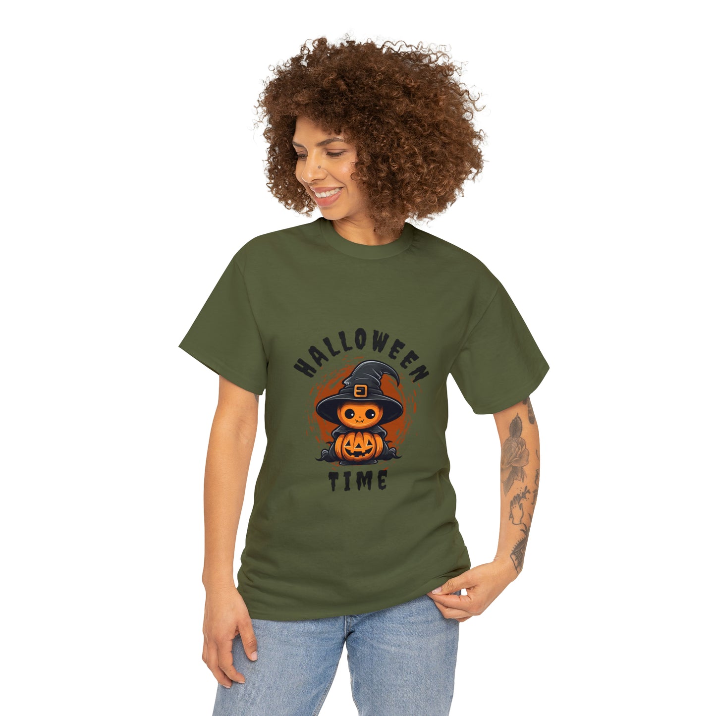 Halloween Time Heavy Cotton Tee