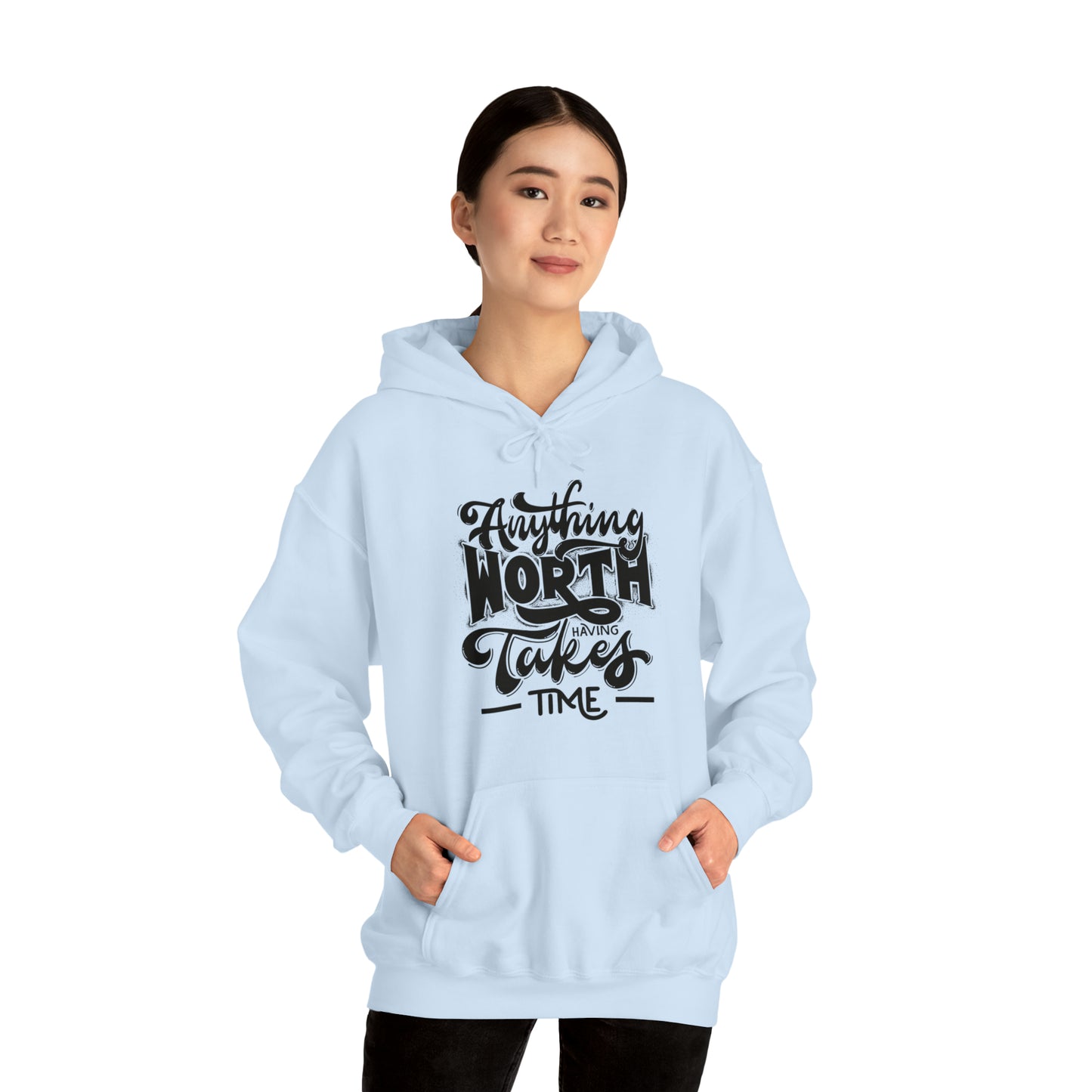 Anything Worth Heavy Blend™ Hooded Sweatshirt