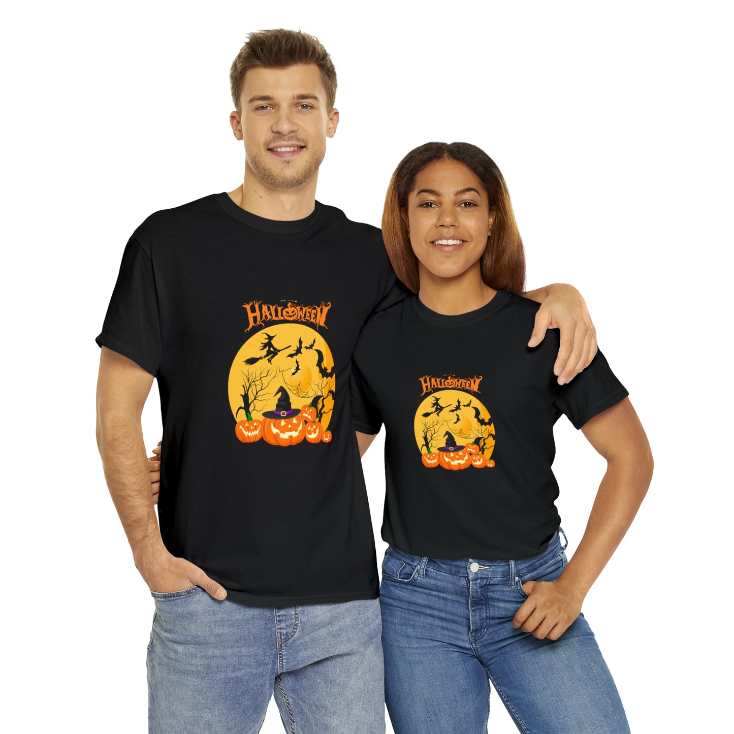 Halloween Pumpkin's Heavy Cotton Tee