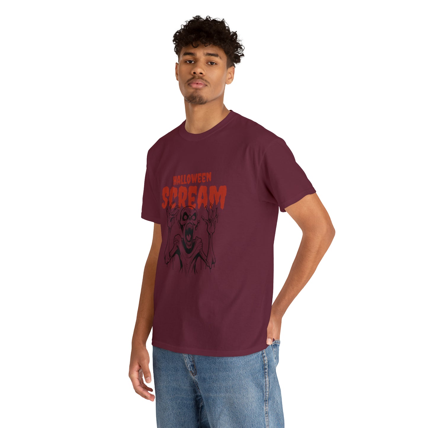 Halloween Scream Heavy Cotton Tee