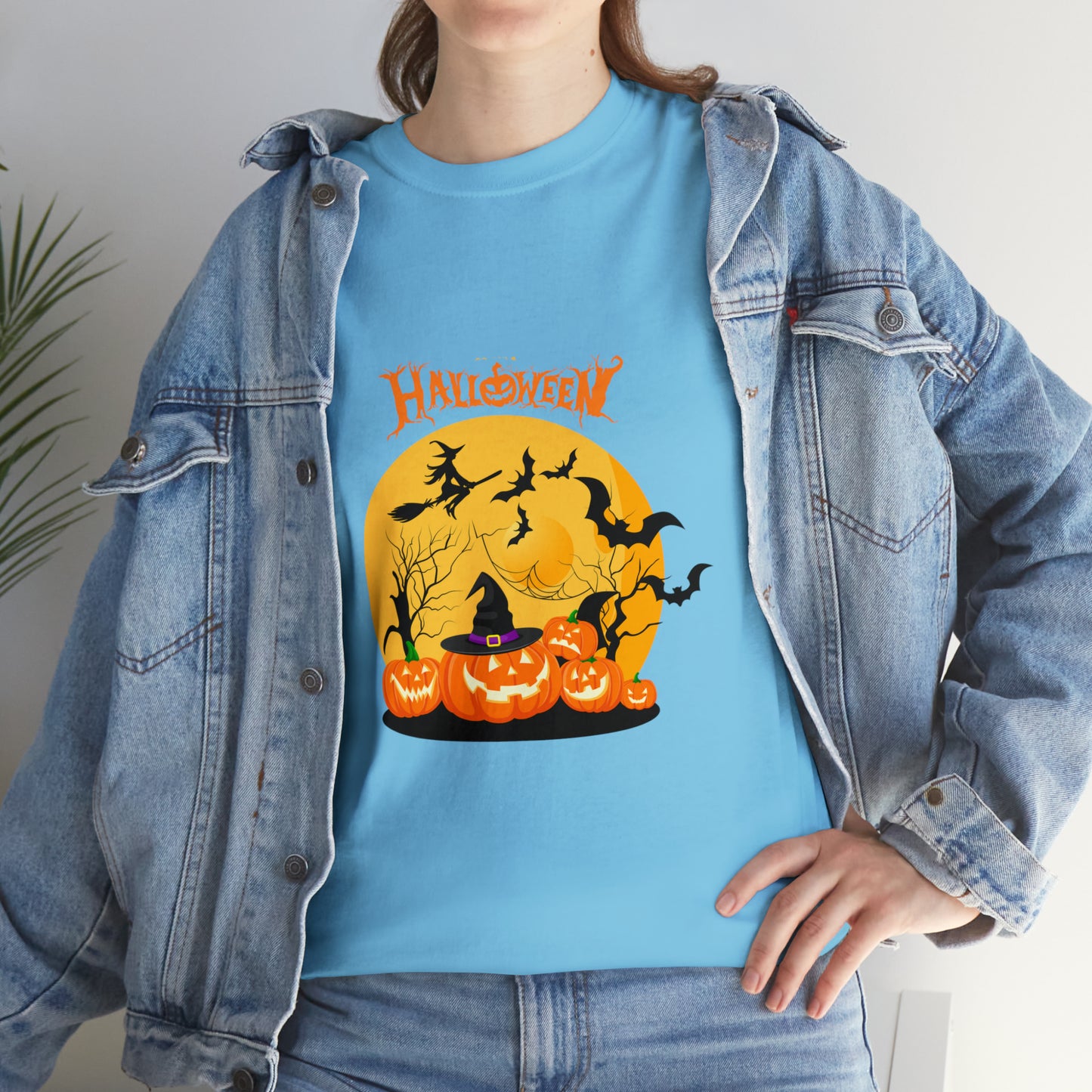 Halloween Pumpkin's Heavy Cotton Tee