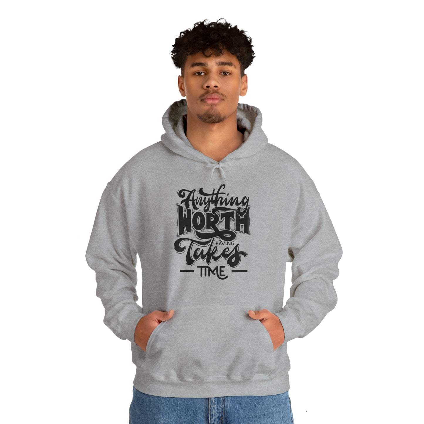 Anything Worth Heavy Blend™ Hooded Sweatshirt