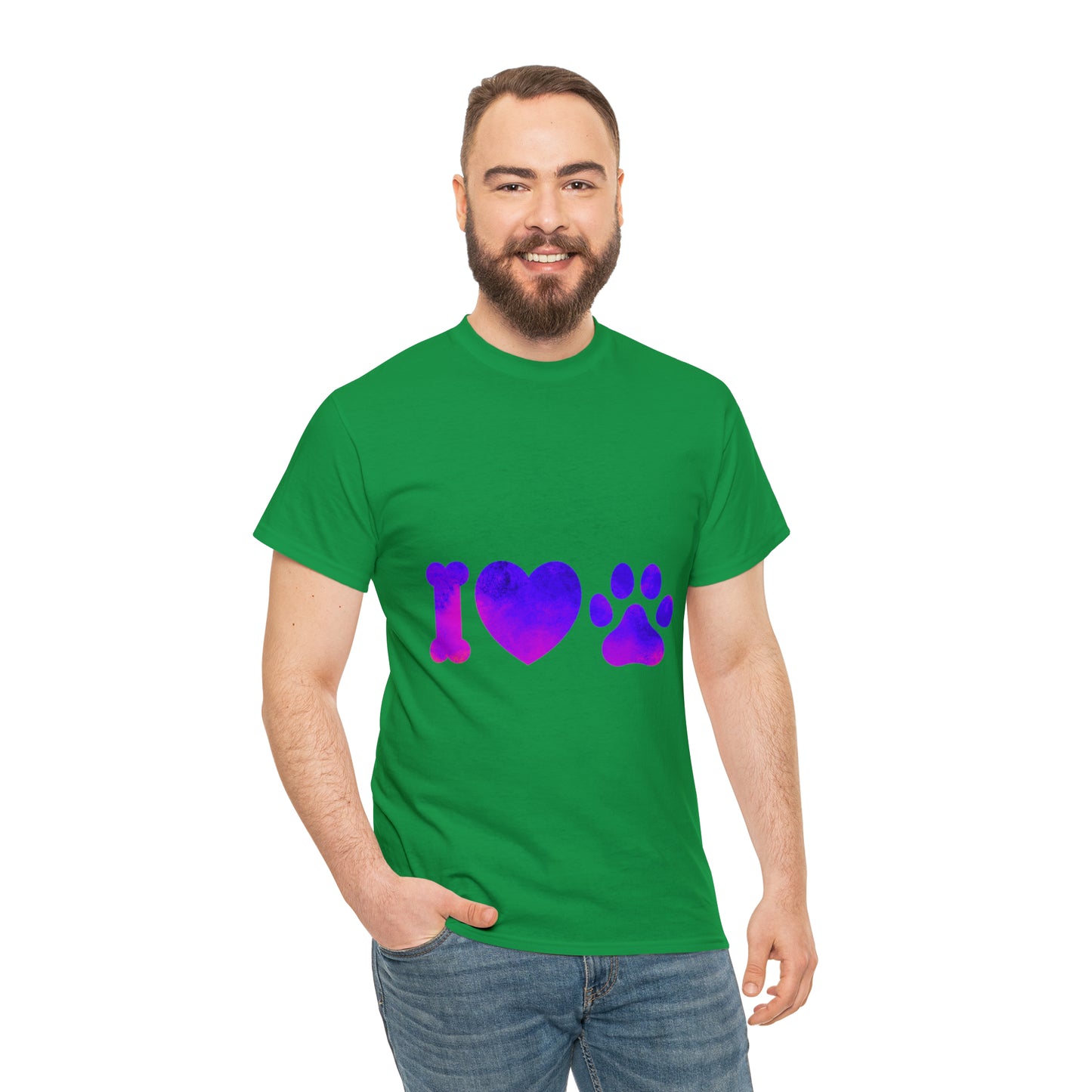 I Love Animals Heavy Cotton Tee