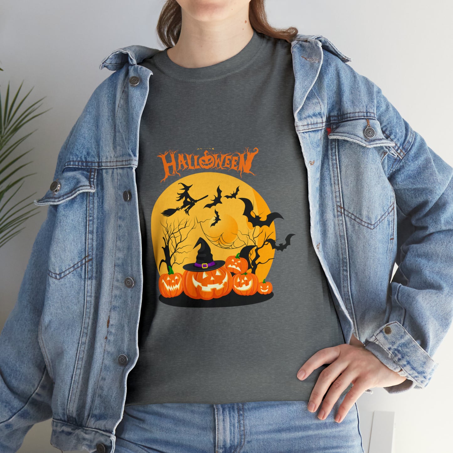 Halloween Pumpkin's Heavy Cotton Tee