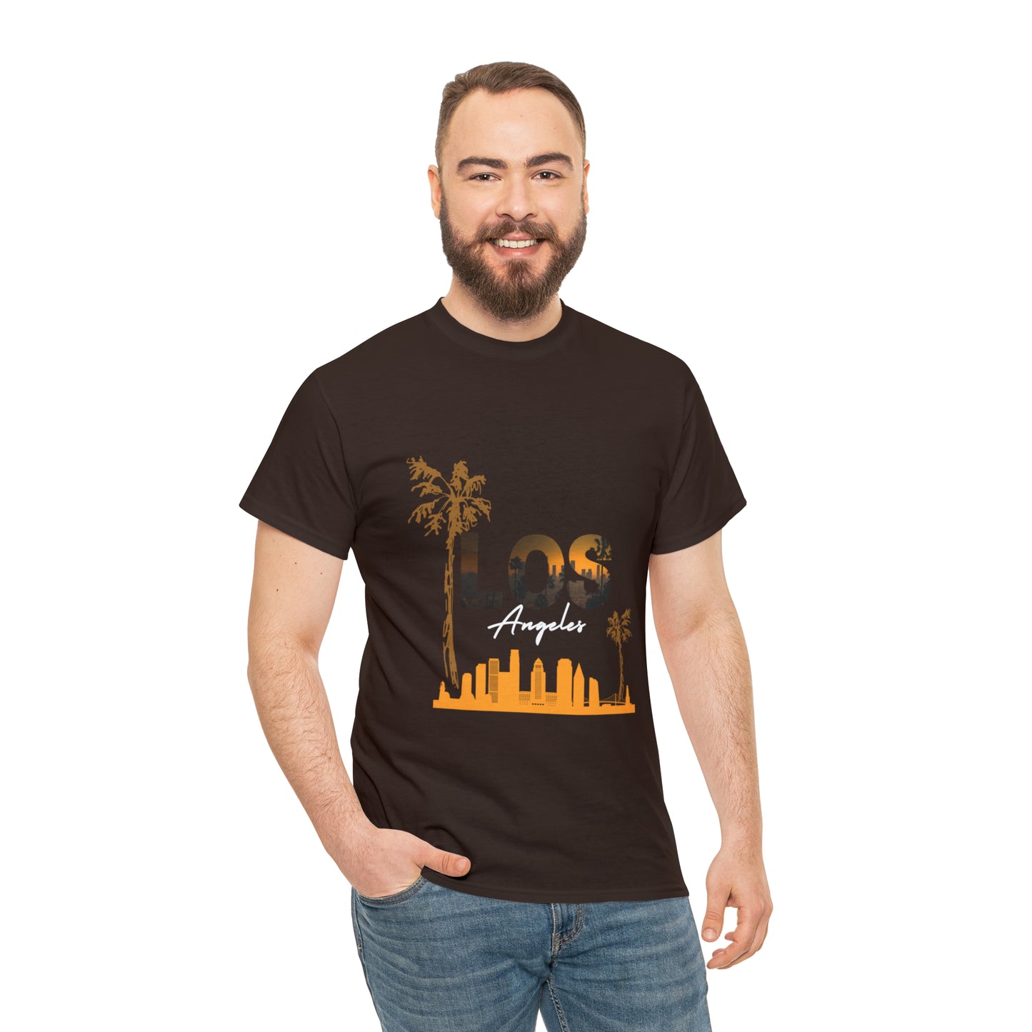 Los Angeles City Heavy Cotton Tee