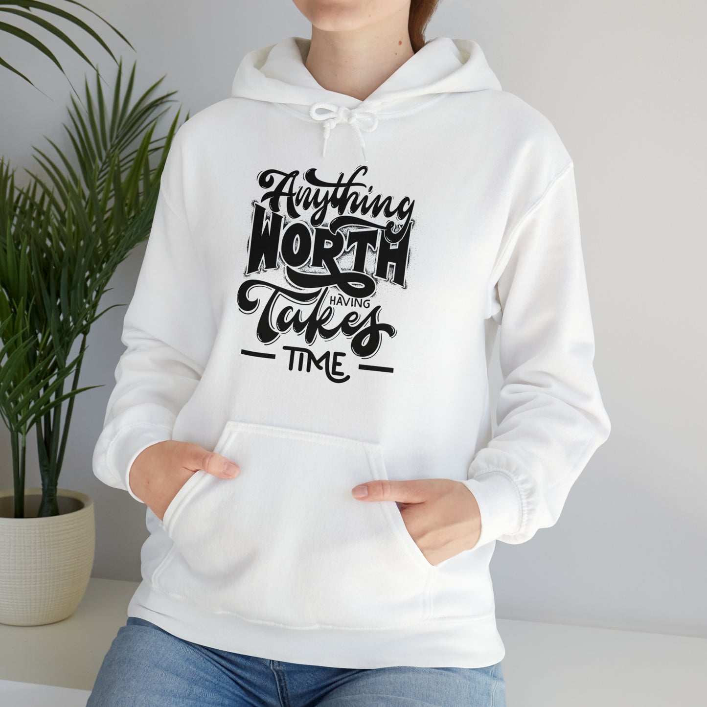 Anything Worth Heavy Blend™ Hooded Sweatshirt