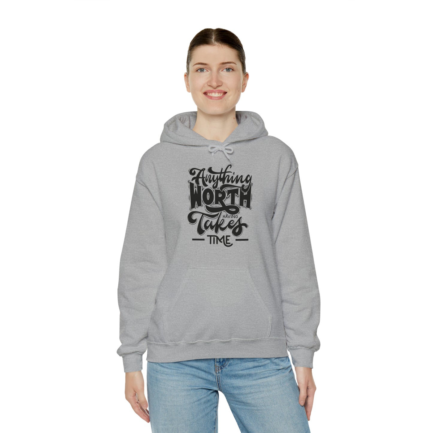 Anything Worth Heavy Blend™ Hooded Sweatshirt